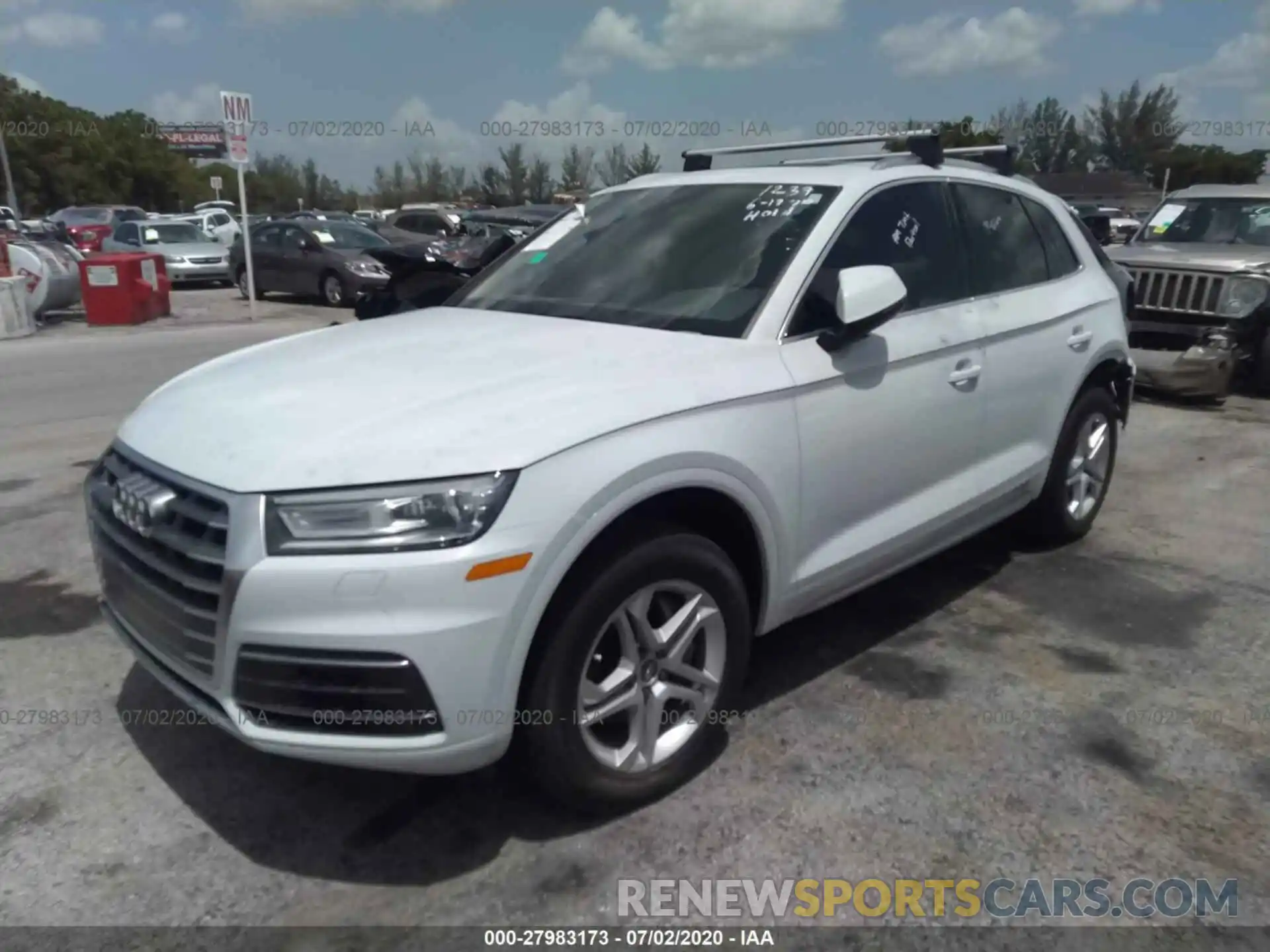 2 Photograph of a damaged car WA1ANAFY6K2051237 AUDI Q5 2019