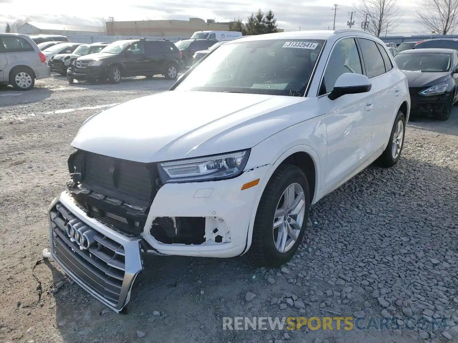 2 Photograph of a damaged car WA1ANAFY6K2059645 AUDI Q5 2019