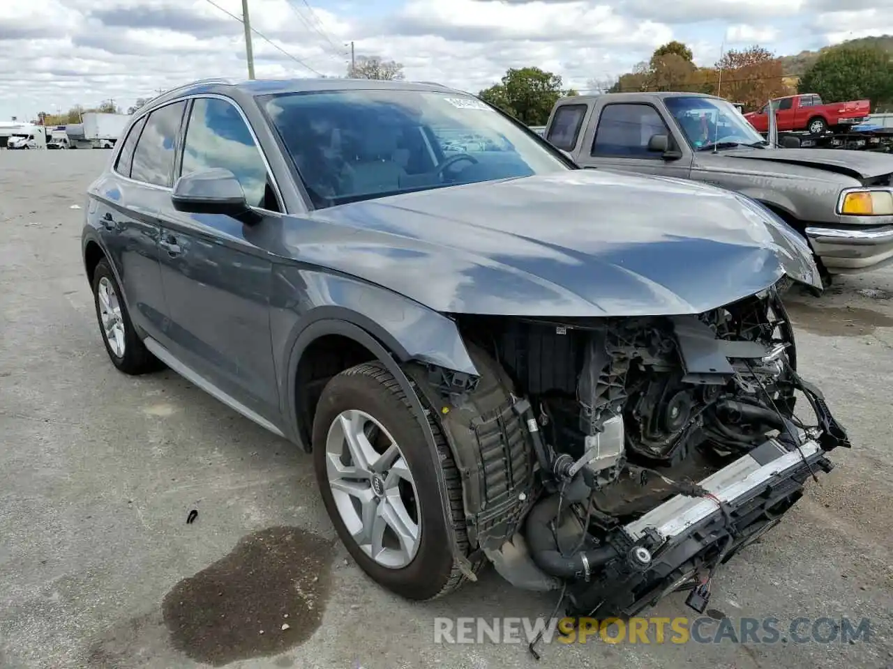 1 Photograph of a damaged car WA1ANAFY6K2066241 AUDI Q5 2019