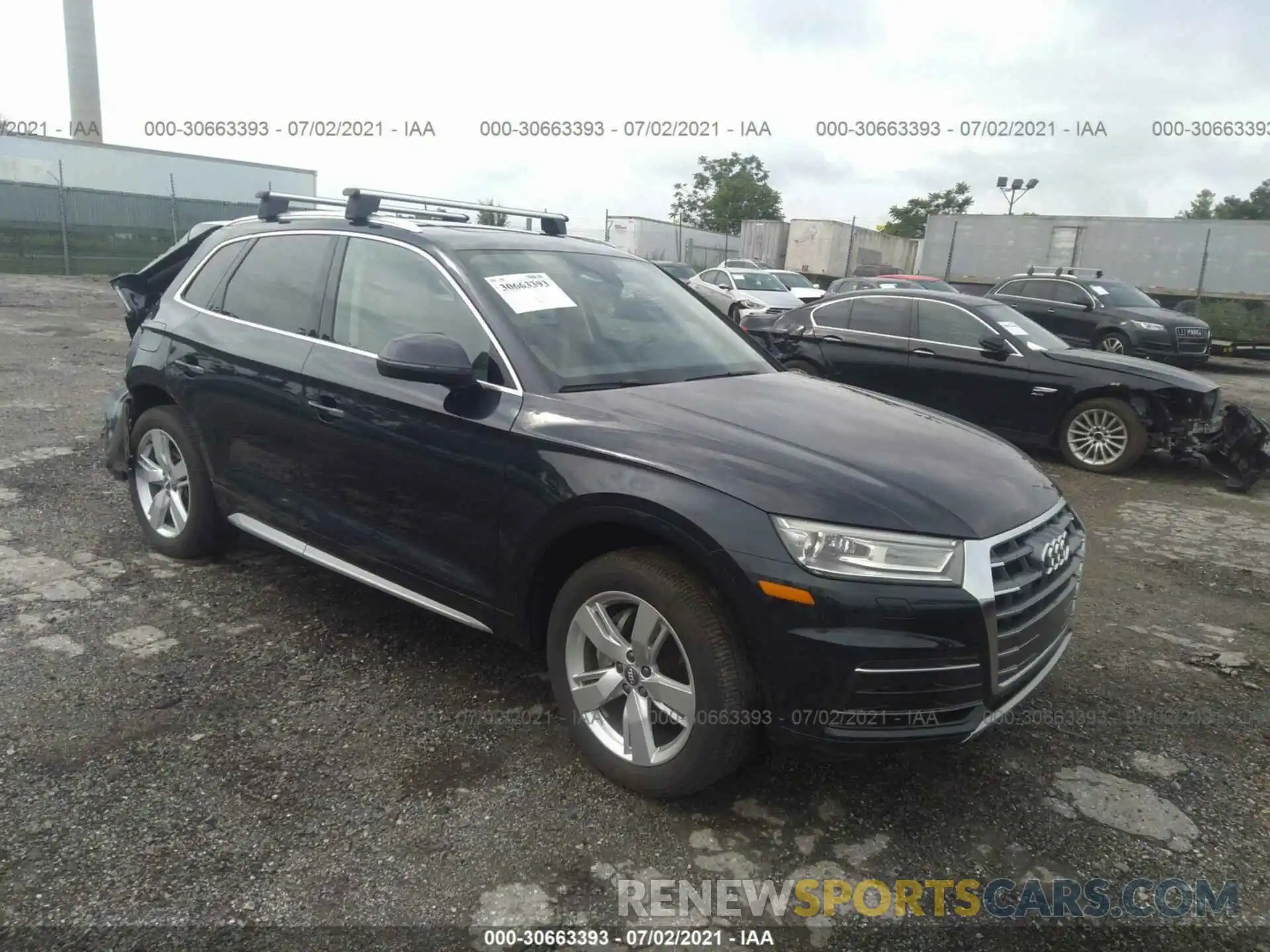 1 Фотография поврежденного автомобиля WA1ANAFY6K2075652 AUDI Q5 2019