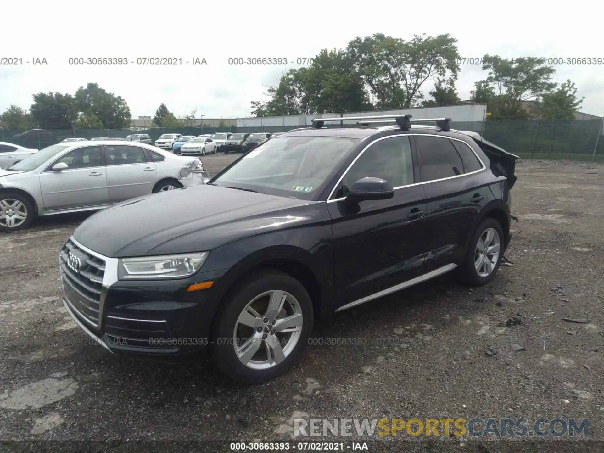 2 Фотография поврежденного автомобиля WA1ANAFY6K2075652 AUDI Q5 2019