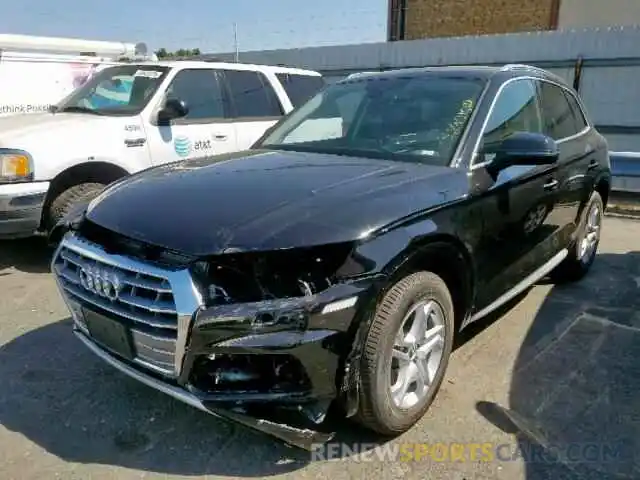 2 Фотография поврежденного автомобиля WA1ANAFY6K2111369 AUDI Q5 2019