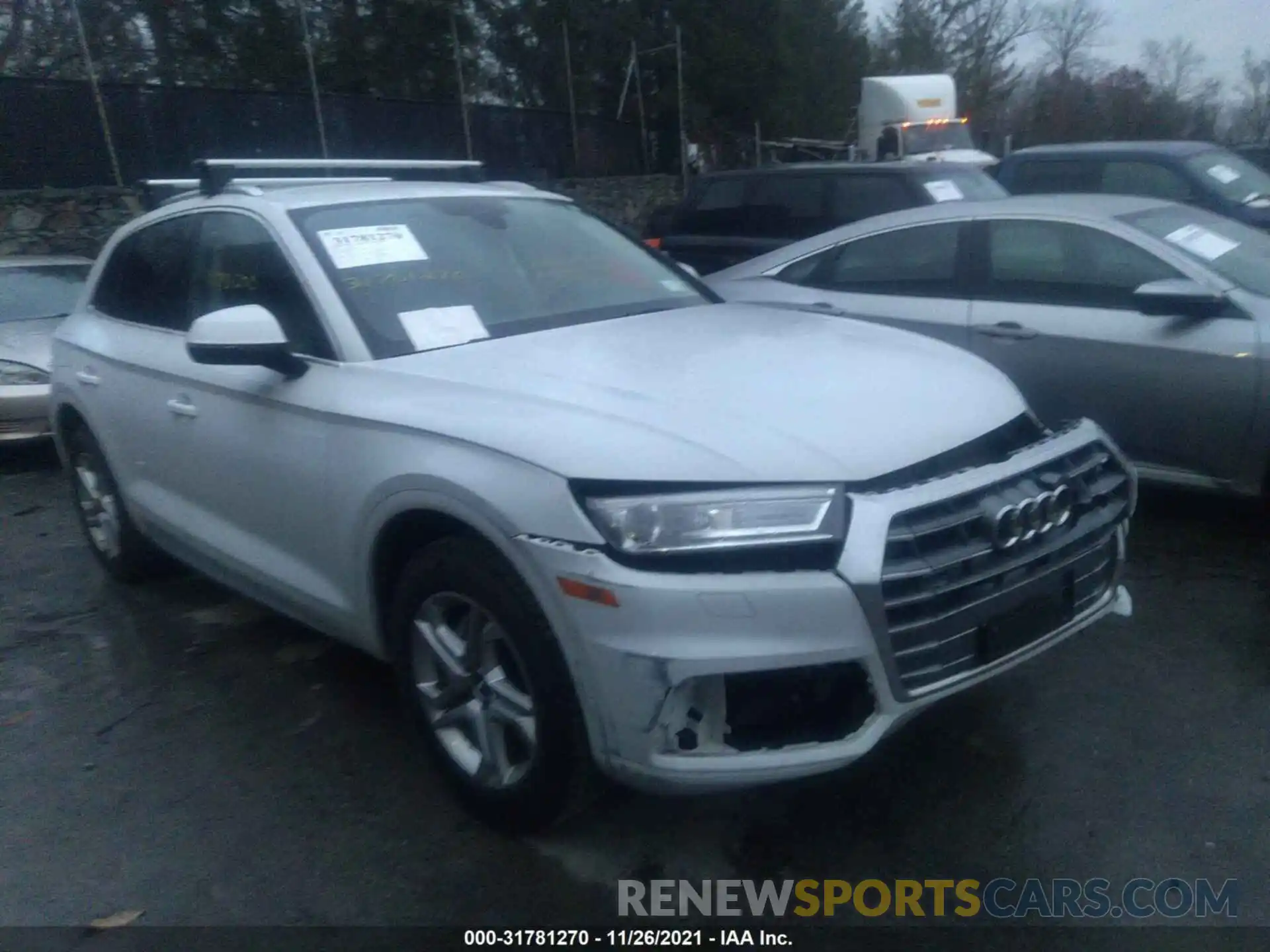 1 Photograph of a damaged car WA1ANAFY6K2127605 AUDI Q5 2019