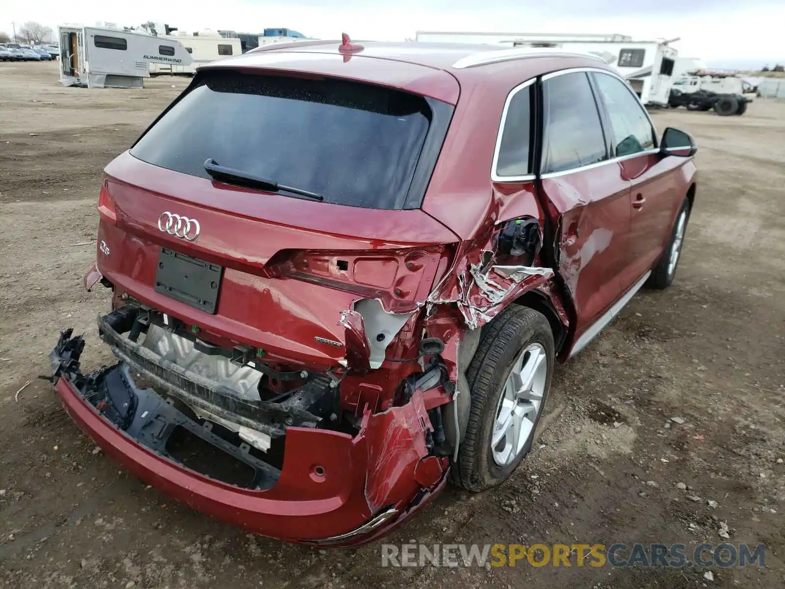 4 Фотография поврежденного автомобиля WA1ANAFY6K2129323 AUDI Q5 2019