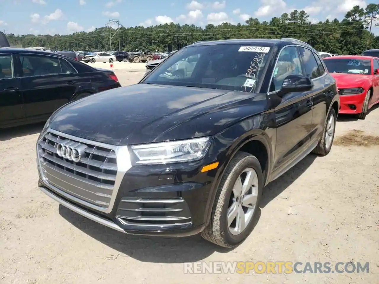 2 Фотография поврежденного автомобиля WA1ANAFY6K2133078 AUDI Q5 2019