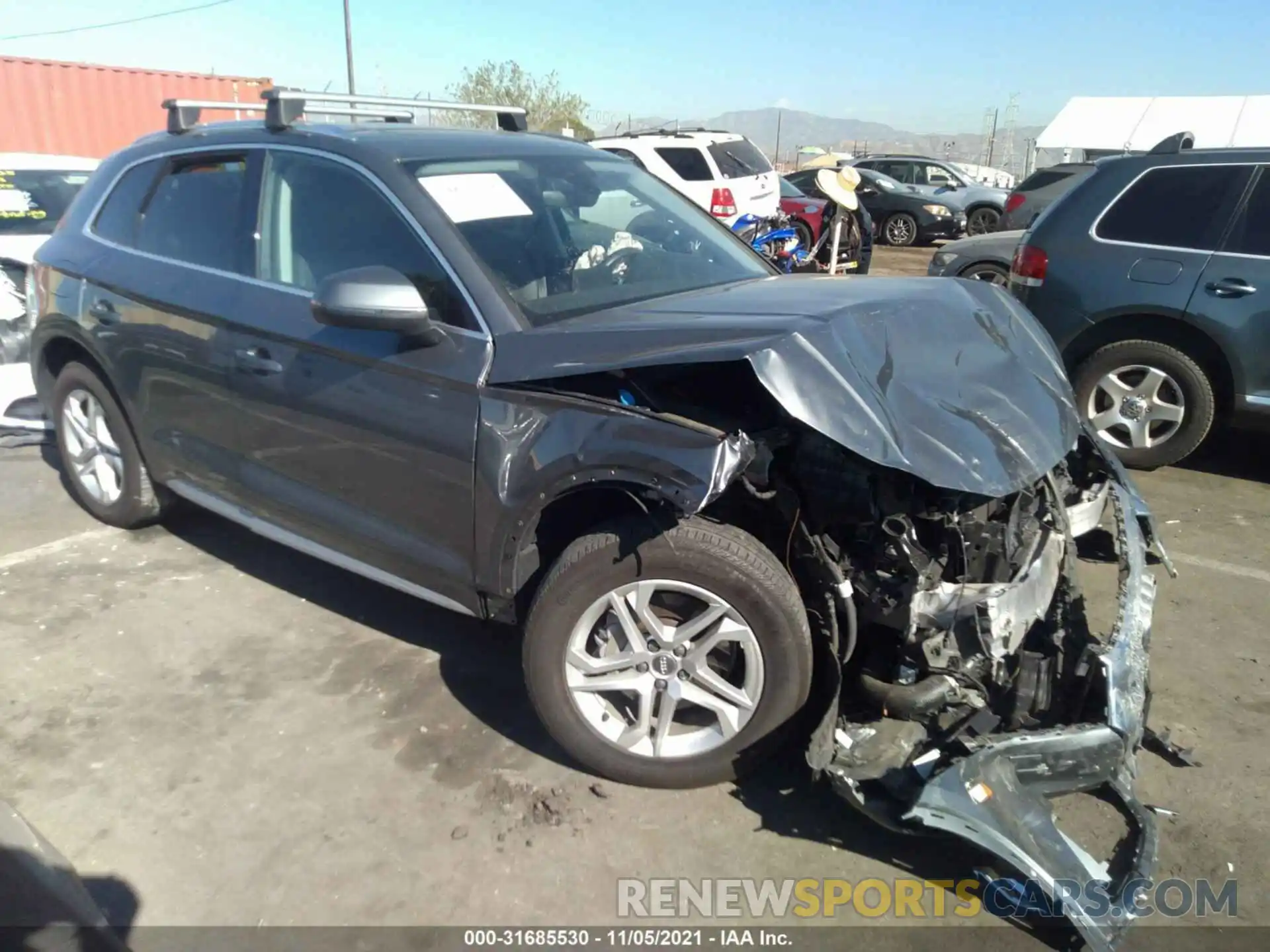 1 Photograph of a damaged car WA1ANAFY6K2144551 AUDI Q5 2019