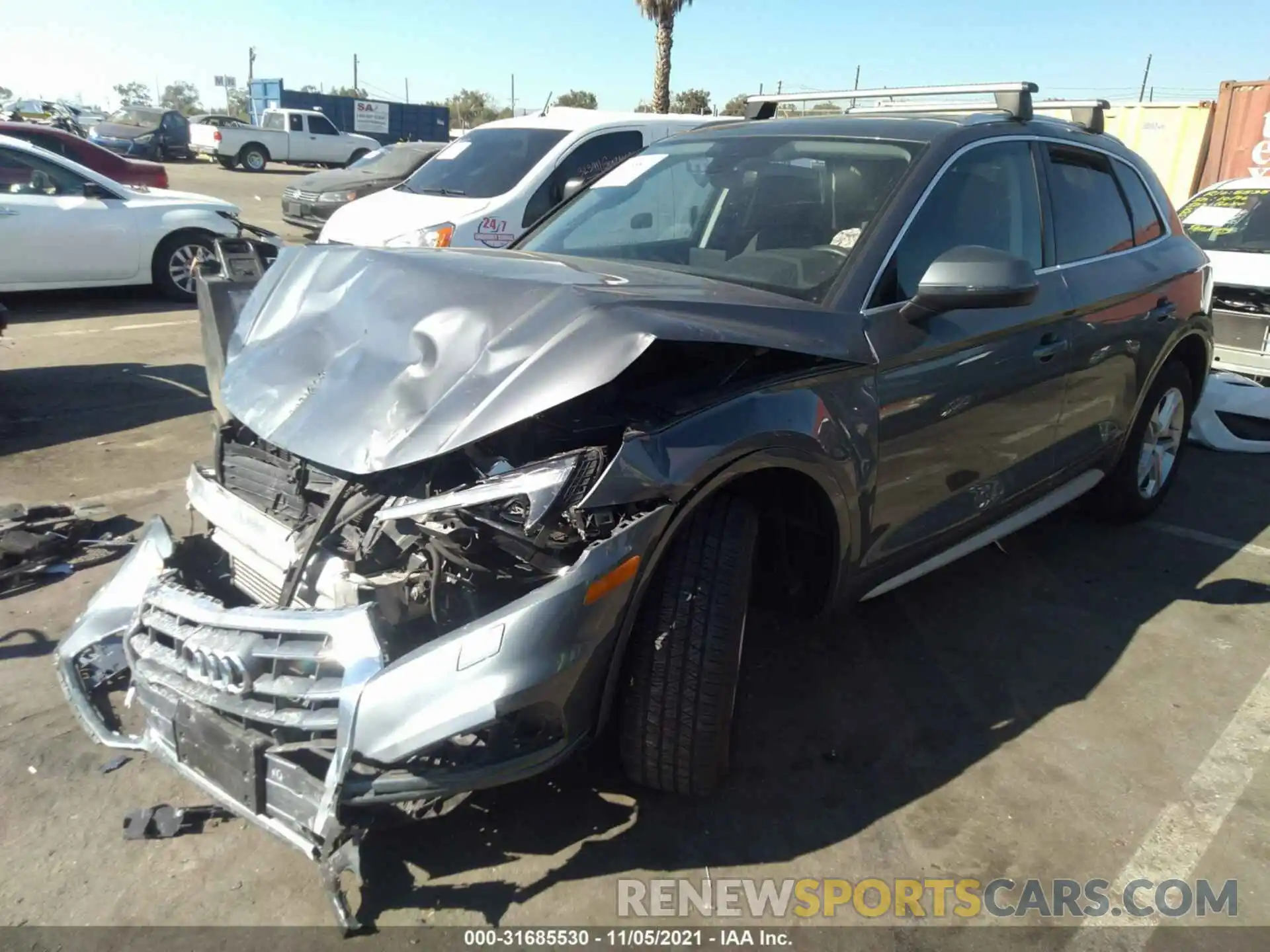 2 Photograph of a damaged car WA1ANAFY6K2144551 AUDI Q5 2019