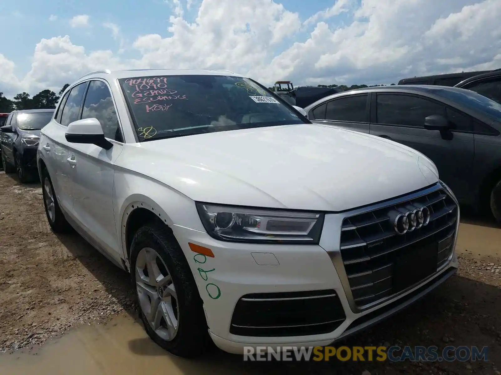 1 Photograph of a damaged car WA1ANAFY6K2144873 AUDI Q5 2019