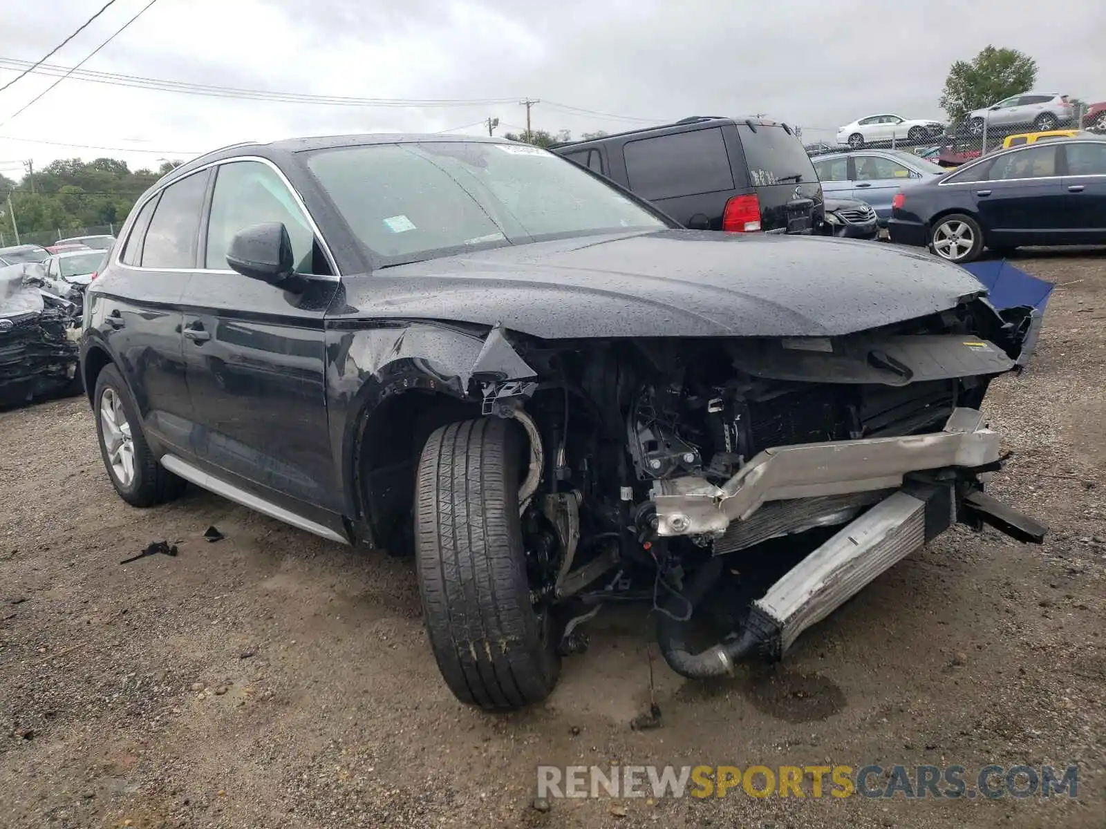 1 Photograph of a damaged car WA1ANAFY7K2037671 AUDI Q5 2019