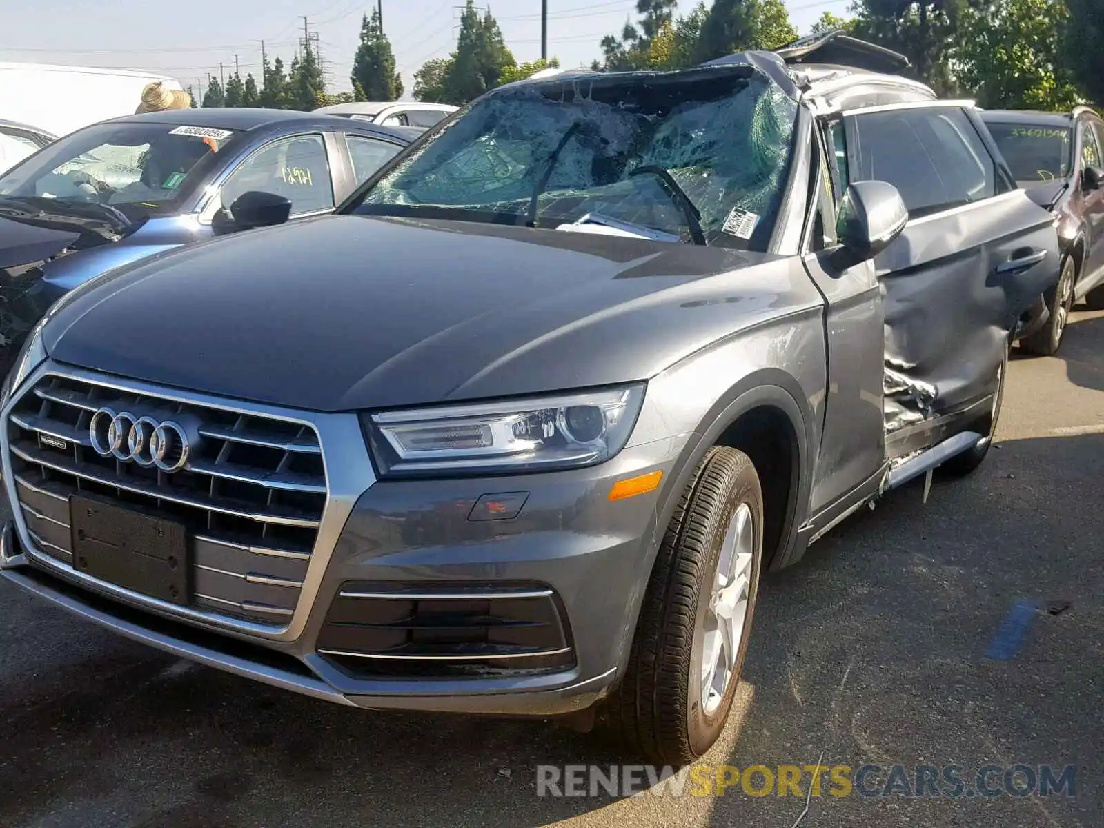 2 Photograph of a damaged car WA1ANAFY7K2040523 AUDI Q5 2019