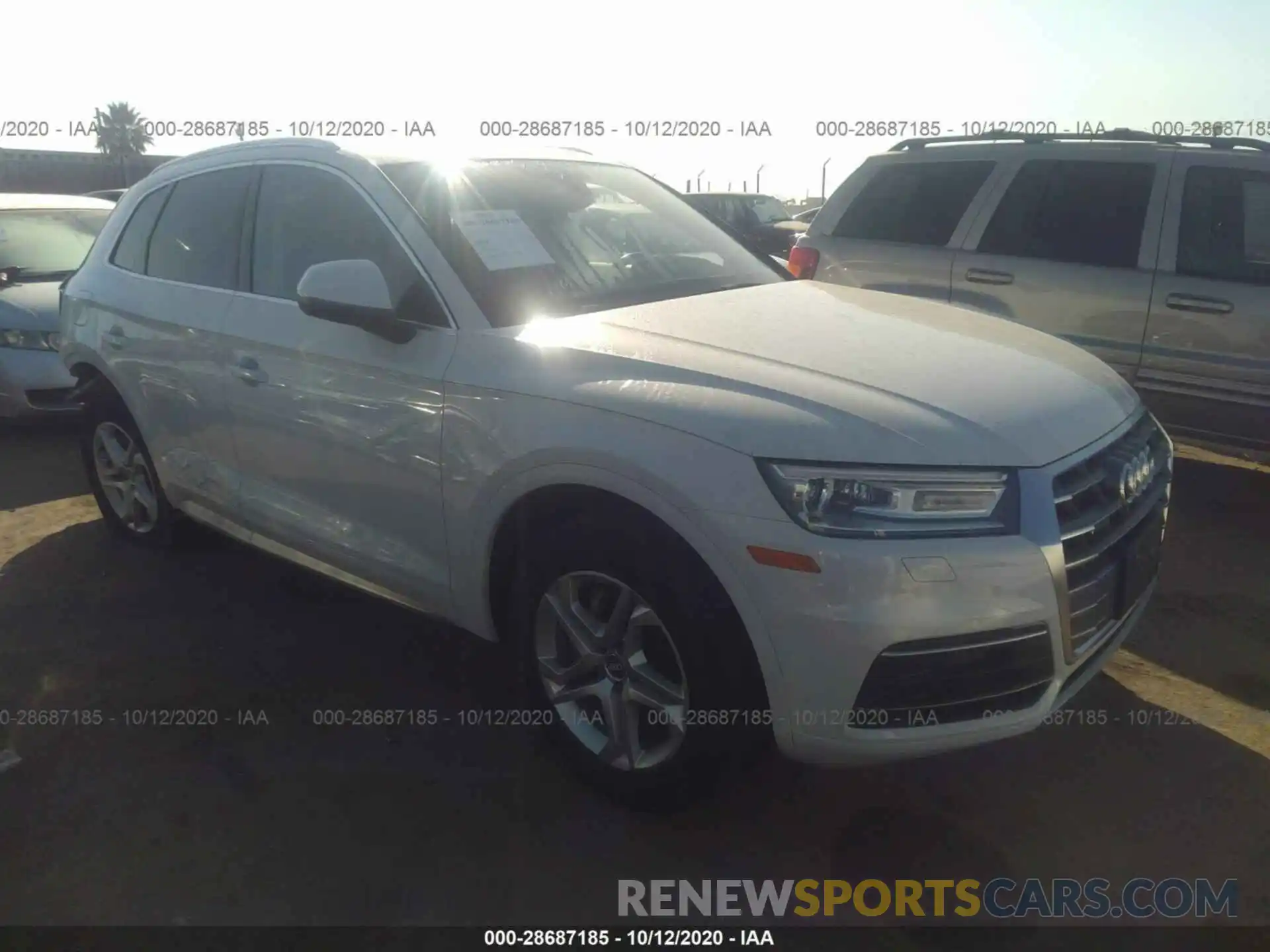 1 Photograph of a damaged car WA1ANAFY7K2068208 AUDI Q5 2019