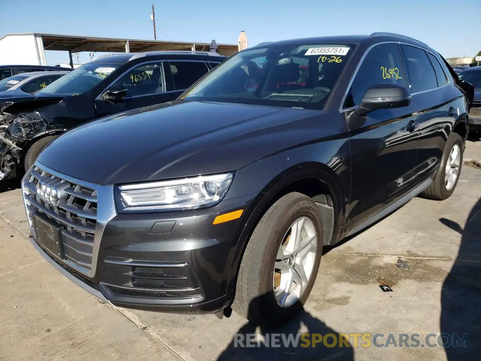 2 Photograph of a damaged car WA1ANAFY7K2070010 AUDI Q5 2019