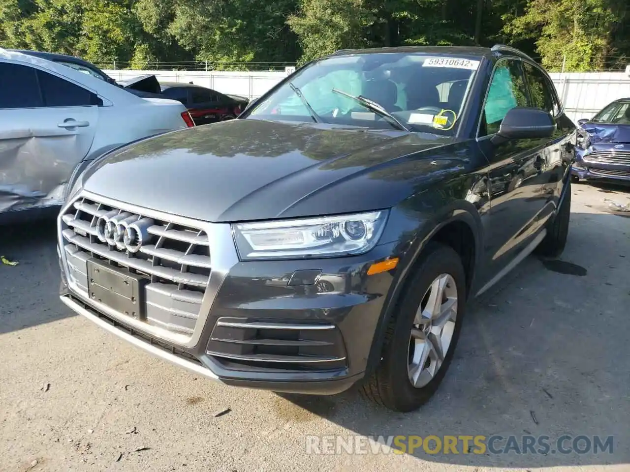 2 Фотография поврежденного автомобиля WA1ANAFY7K2076583 AUDI Q5 2019