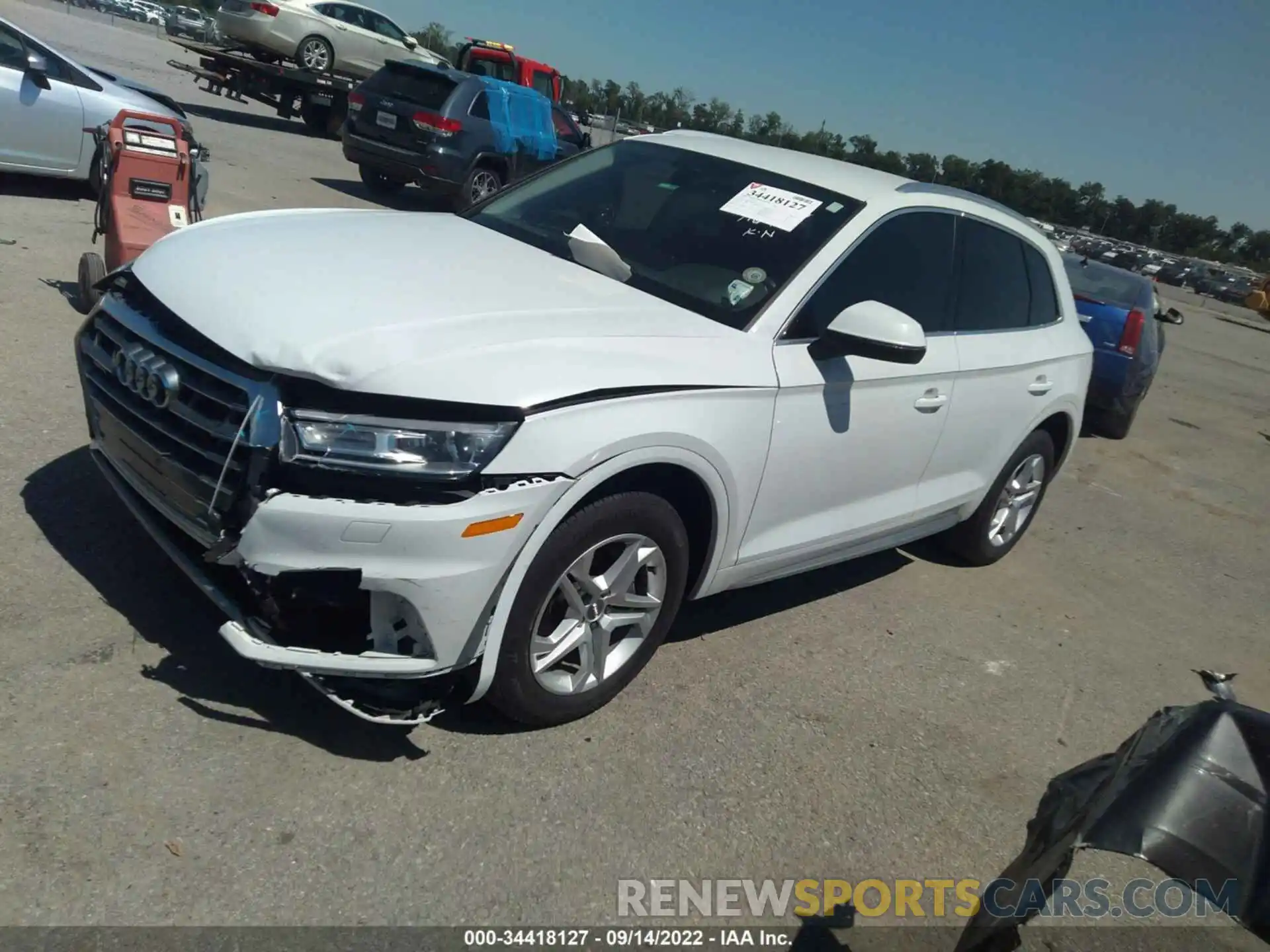 2 Photograph of a damaged car WA1ANAFY7K2116421 AUDI Q5 2019