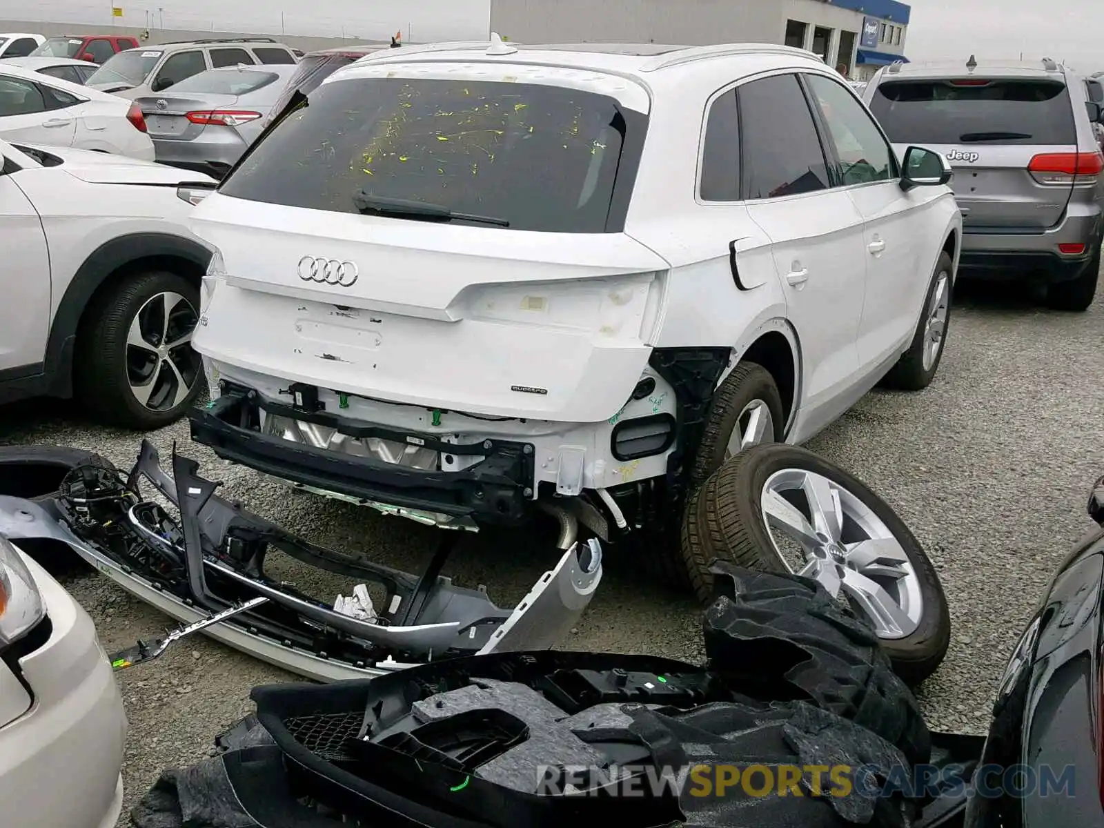 4 Photograph of a damaged car WA1ANAFY7K2116676 AUDI Q5 2019