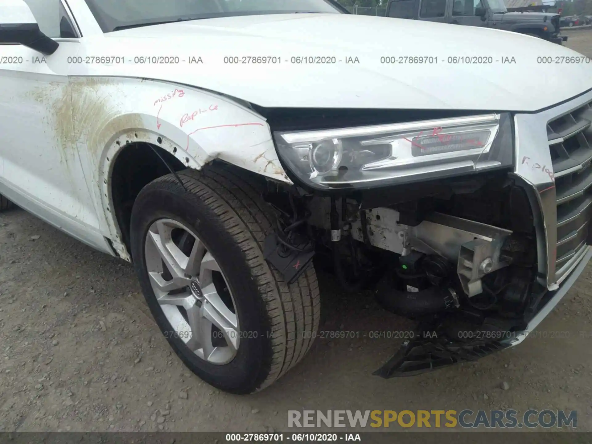 6 Photograph of a damaged car WA1ANAFY7K2123966 AUDI Q5 2019