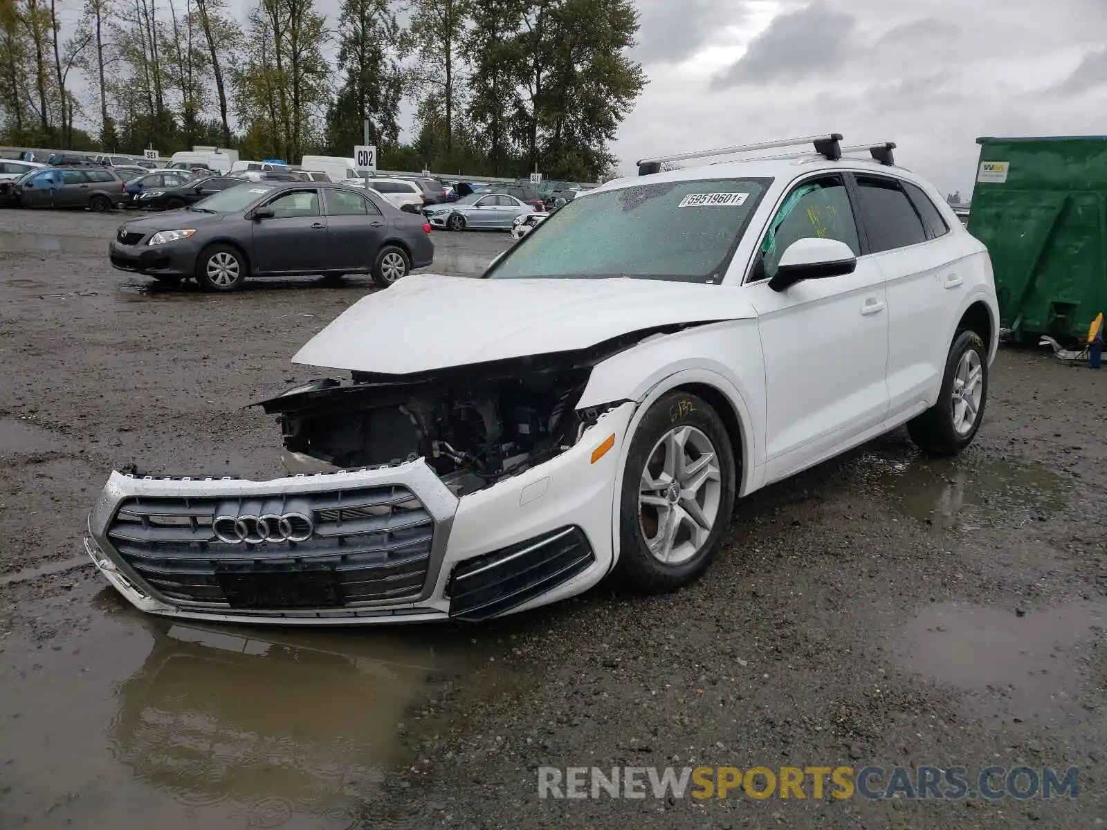 2 Photograph of a damaged car WA1ANAFY7K2128892 AUDI Q5 2019