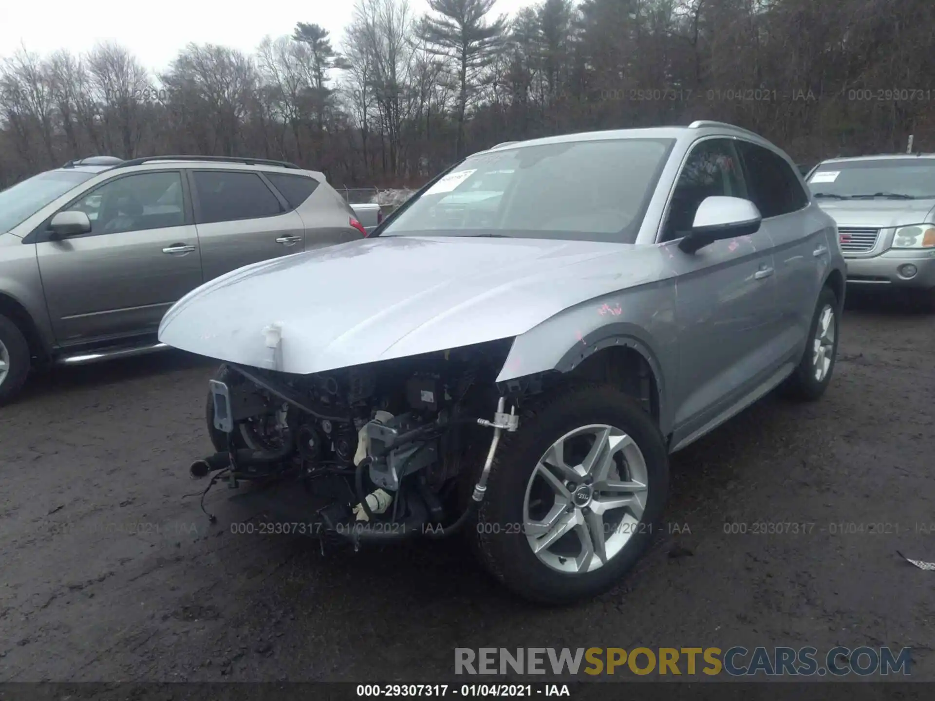 2 Photograph of a damaged car WA1ANAFY7K2132229 AUDI Q5 2019