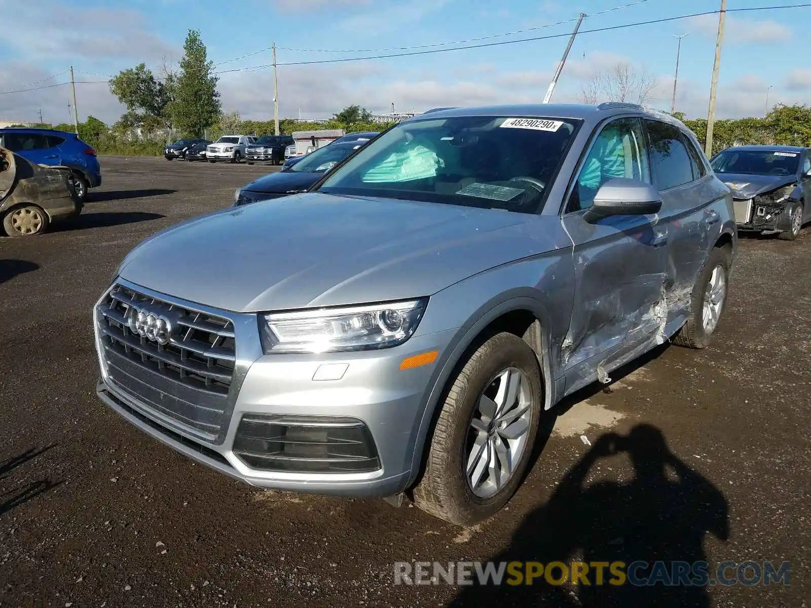 2 Photograph of a damaged car WA1ANAFY7K2137236 AUDI Q5 2019