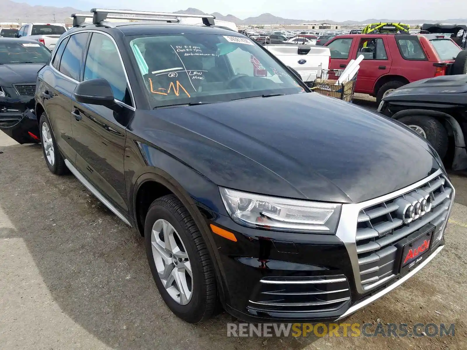 1 Photograph of a damaged car WA1ANAFY8K2039722 AUDI Q5 2019