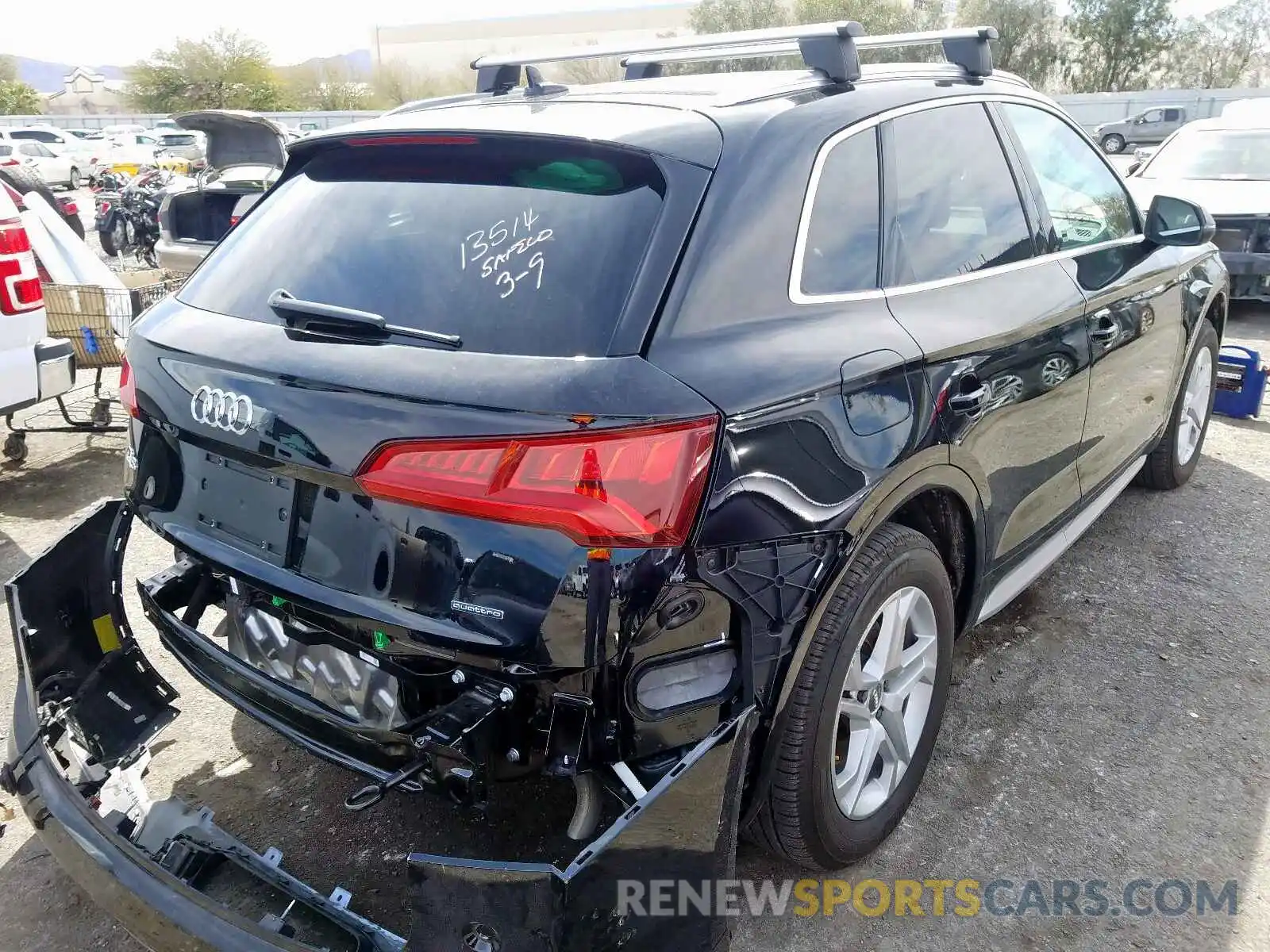 4 Photograph of a damaged car WA1ANAFY8K2039722 AUDI Q5 2019