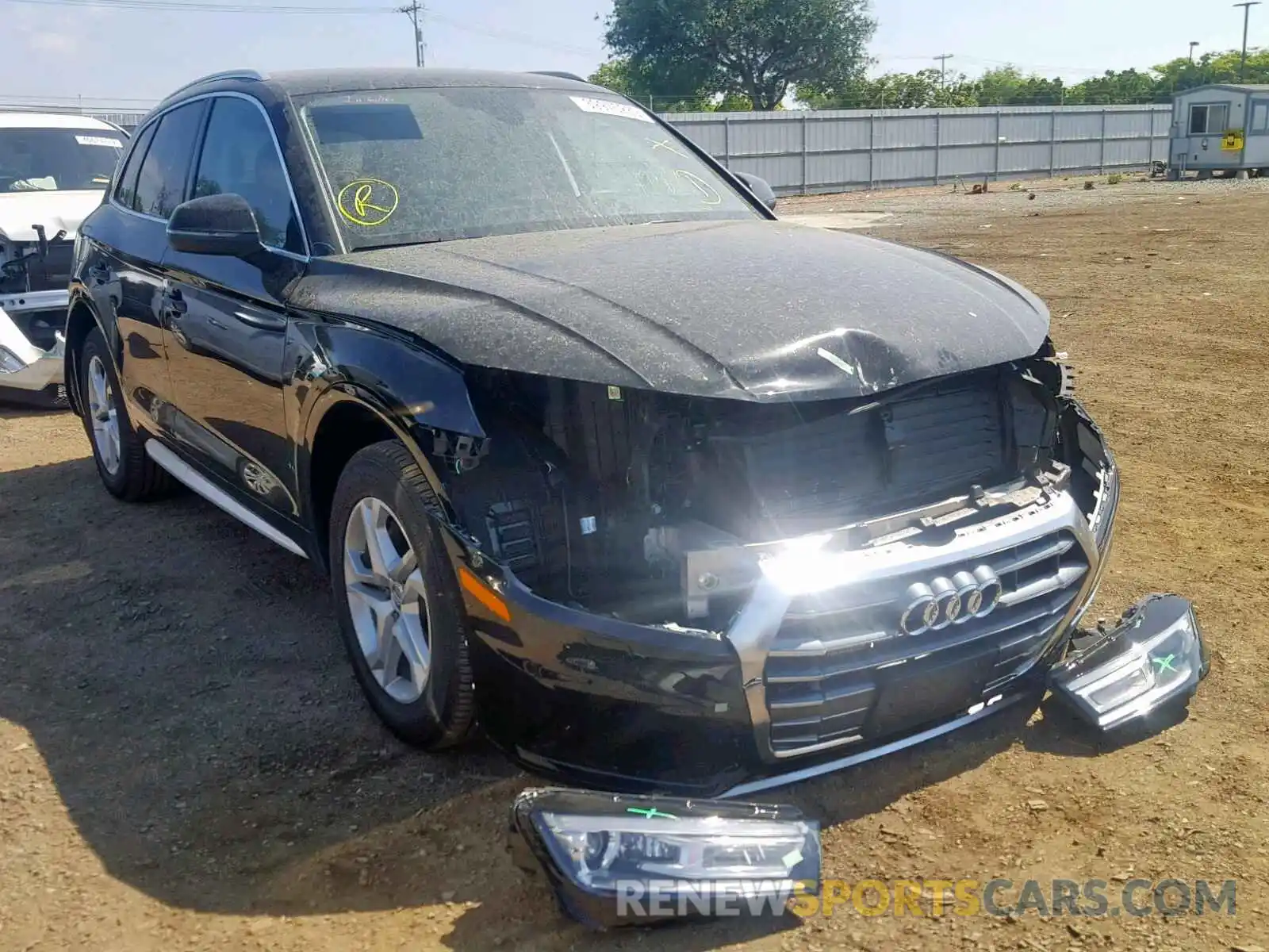 1 Photograph of a damaged car WA1ANAFY8K2043222 AUDI Q5 2019