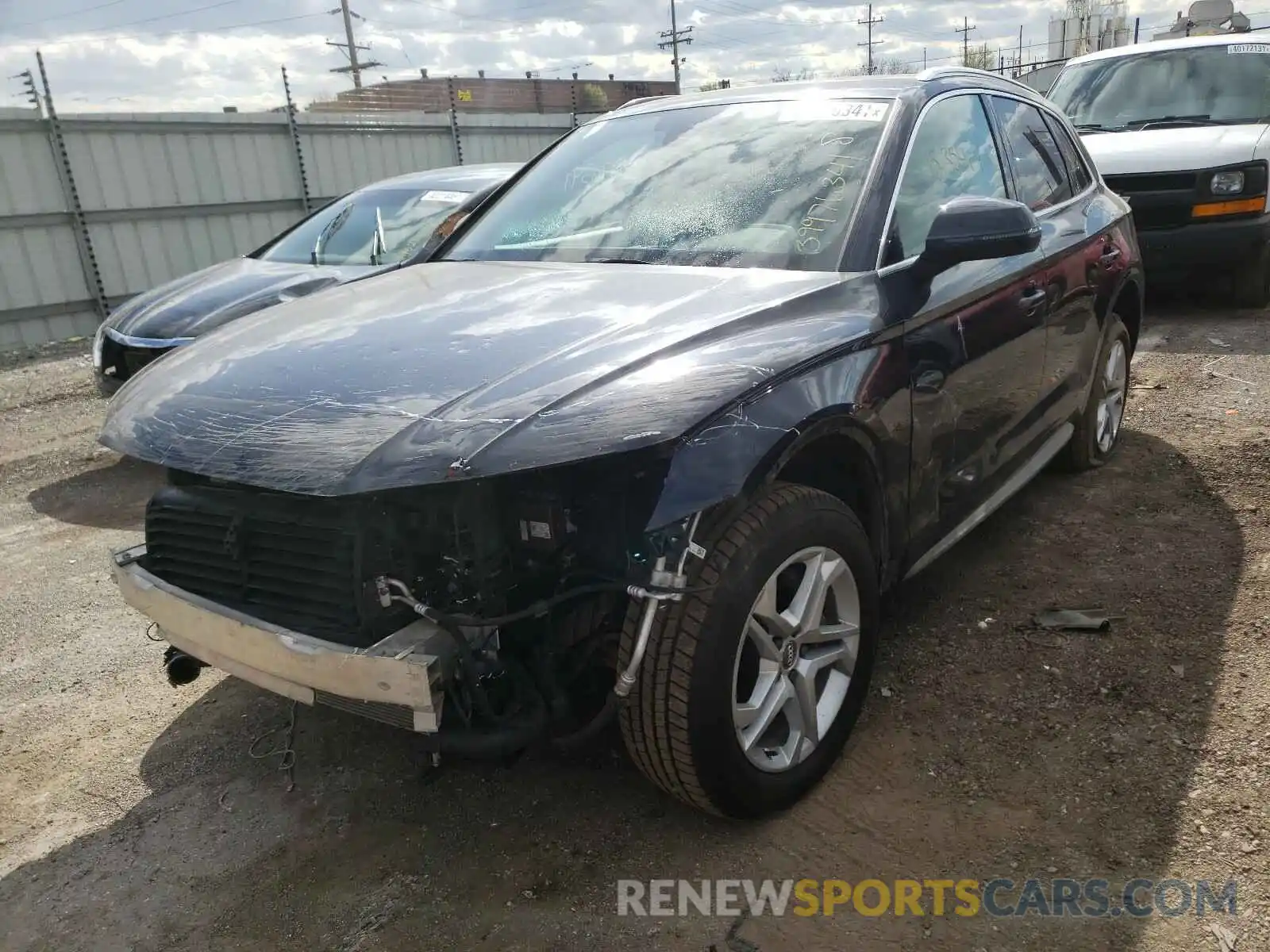 2 Photograph of a damaged car WA1ANAFY8K2047402 AUDI Q5 2019