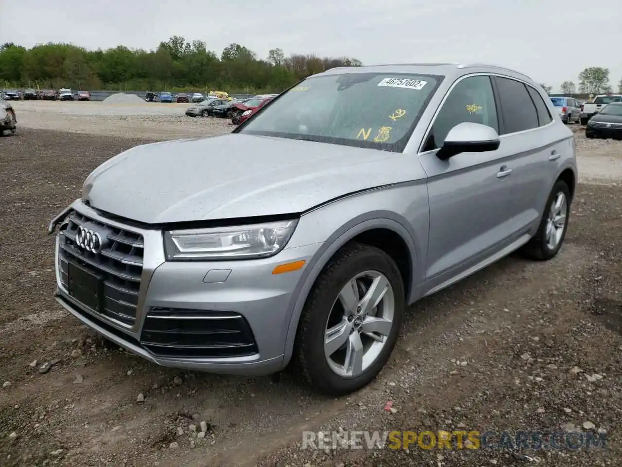 2 Photograph of a damaged car WA1ANAFY8K2058383 AUDI Q5 2019