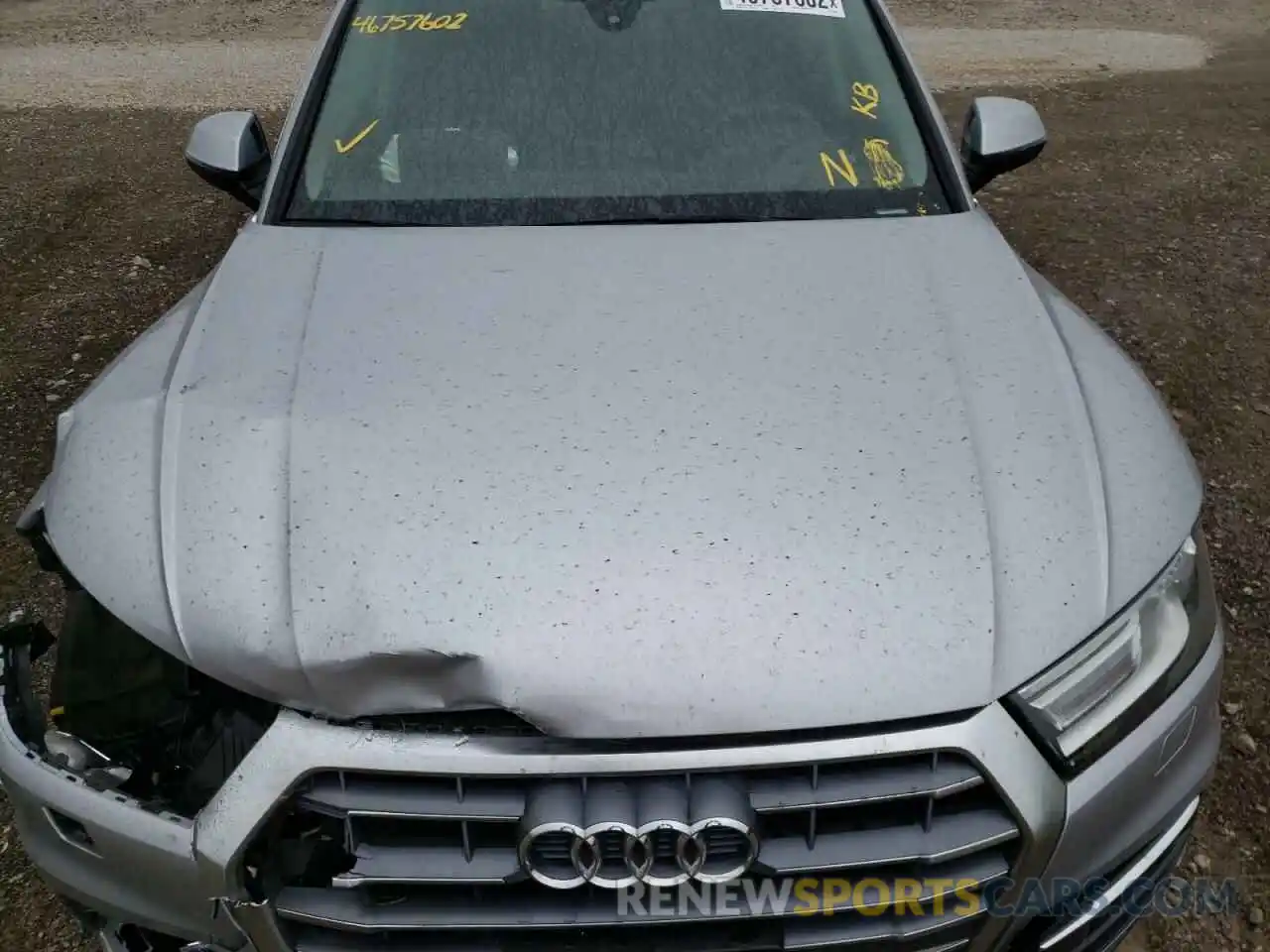 7 Фотография поврежденного автомобиля WA1ANAFY8K2058383 AUDI Q5 2019