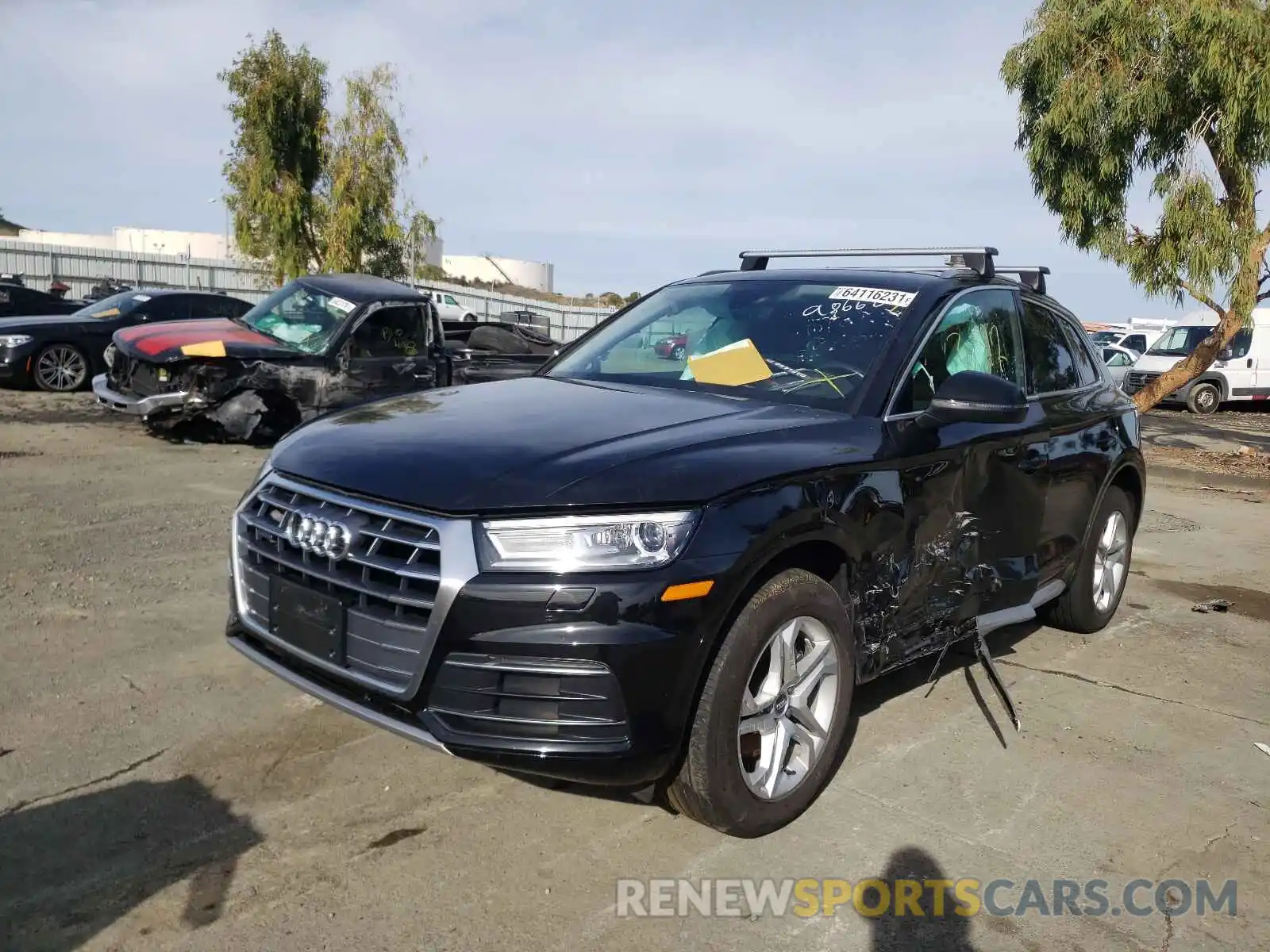 2 Photograph of a damaged car WA1ANAFY8K2072204 AUDI Q5 2019