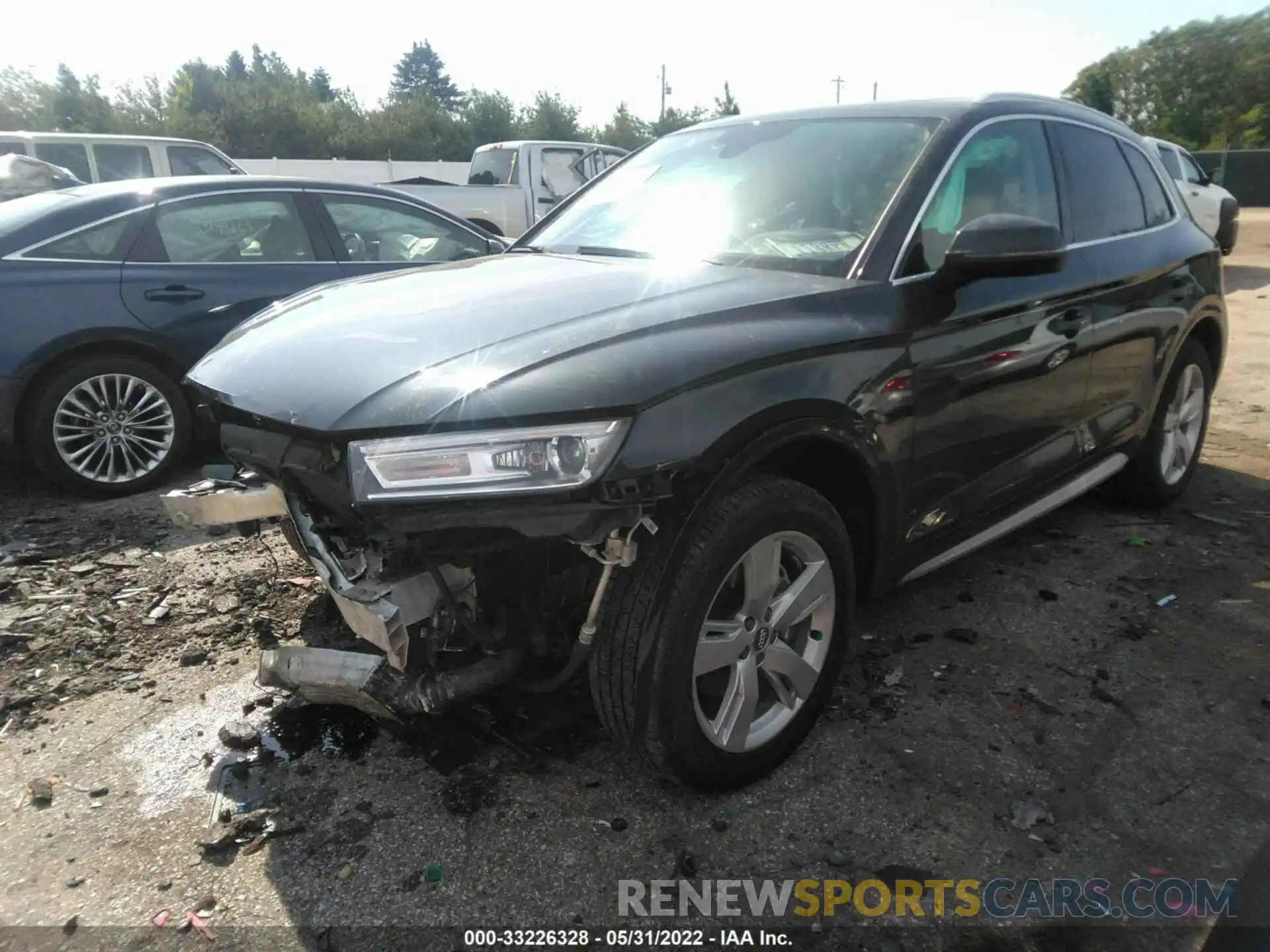 2 Photograph of a damaged car WA1ANAFY8K2083235 AUDI Q5 2019