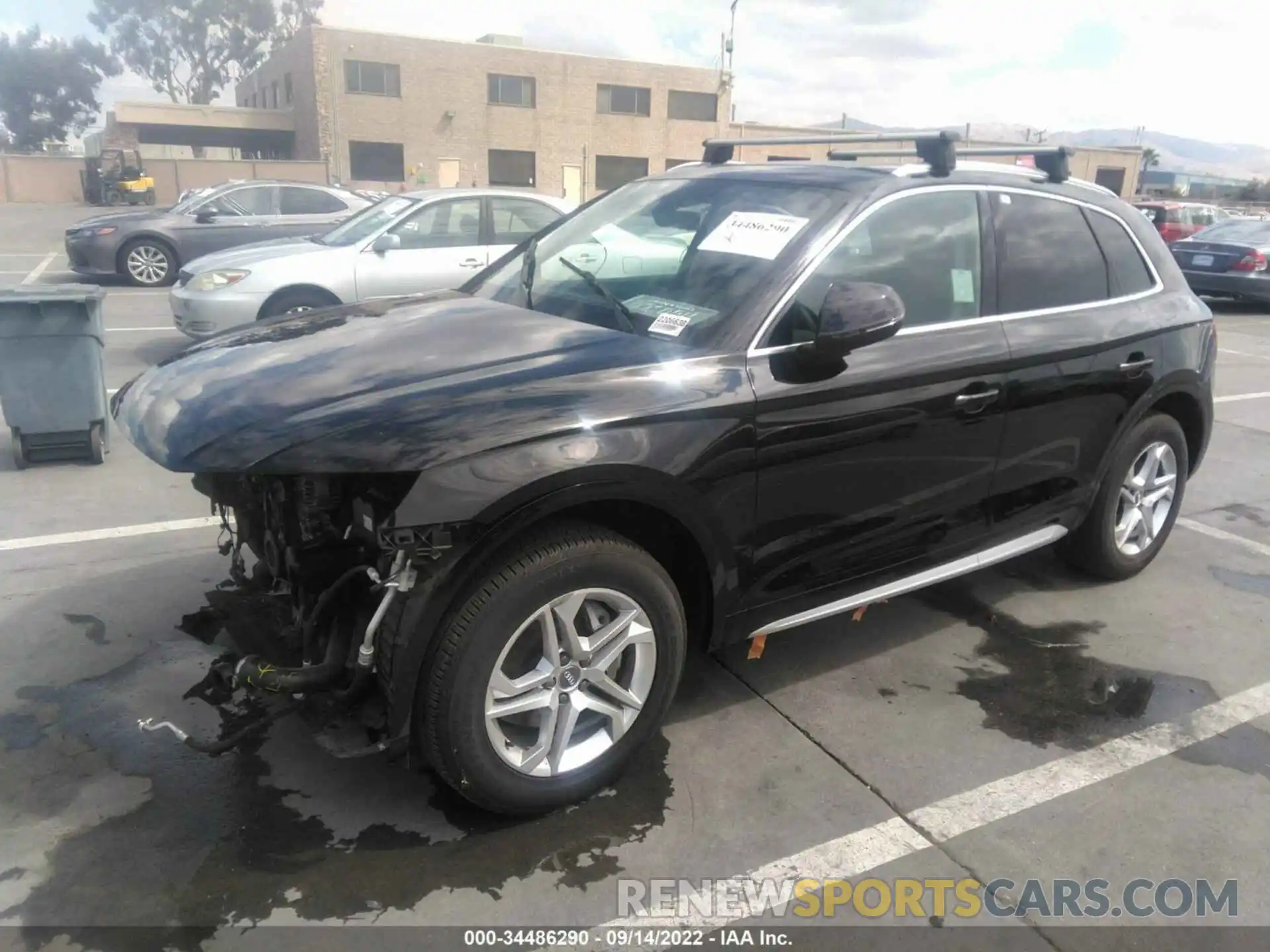 2 Photograph of a damaged car WA1ANAFY8K2091884 AUDI Q5 2019