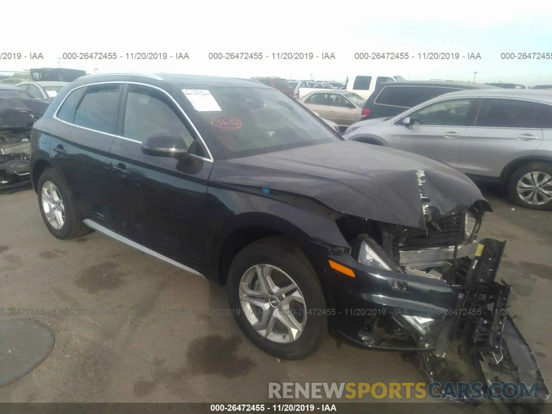 1 Photograph of a damaged car WA1ANAFY8K2095711 AUDI Q5 2019