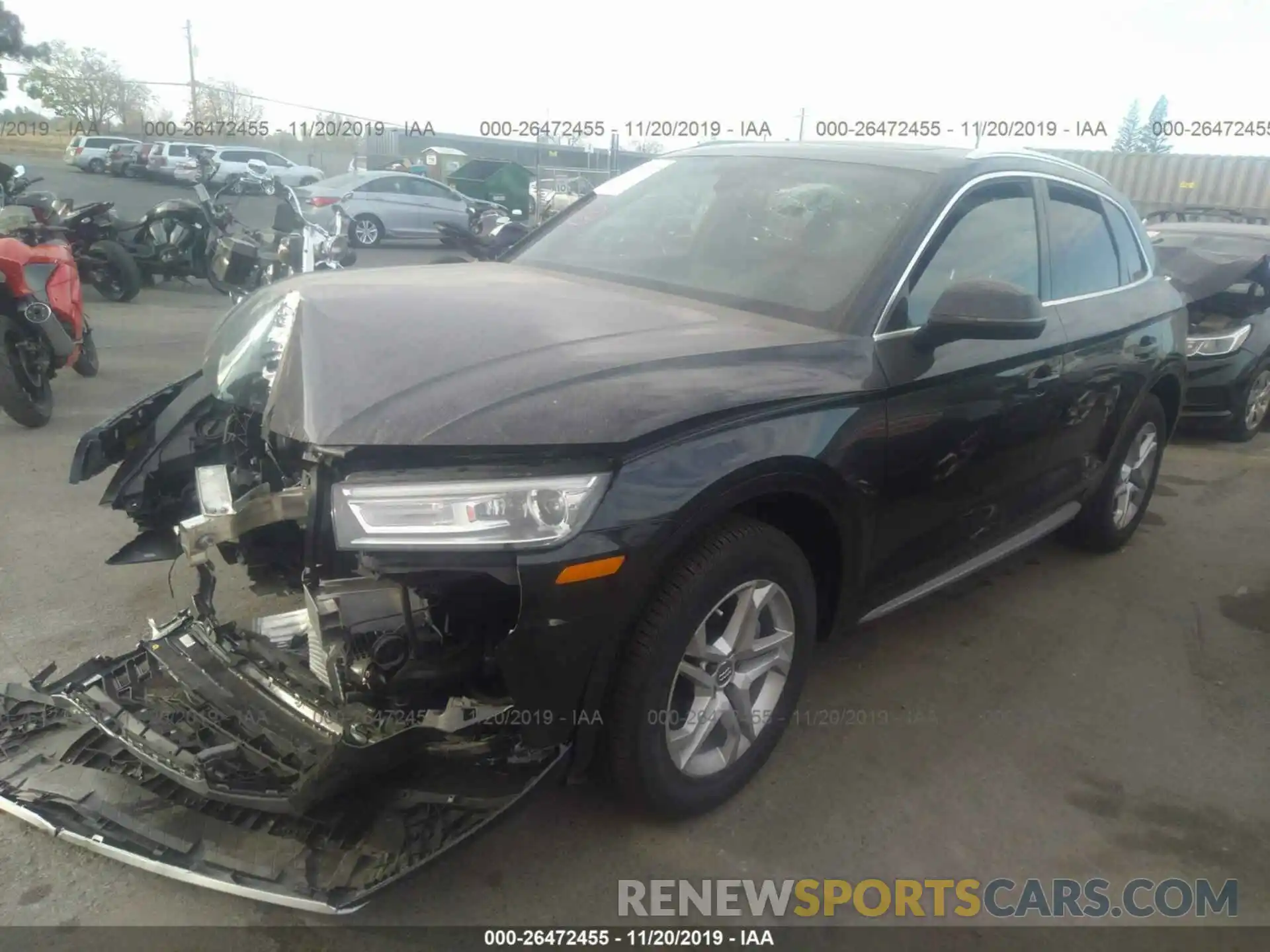 2 Photograph of a damaged car WA1ANAFY8K2095711 AUDI Q5 2019