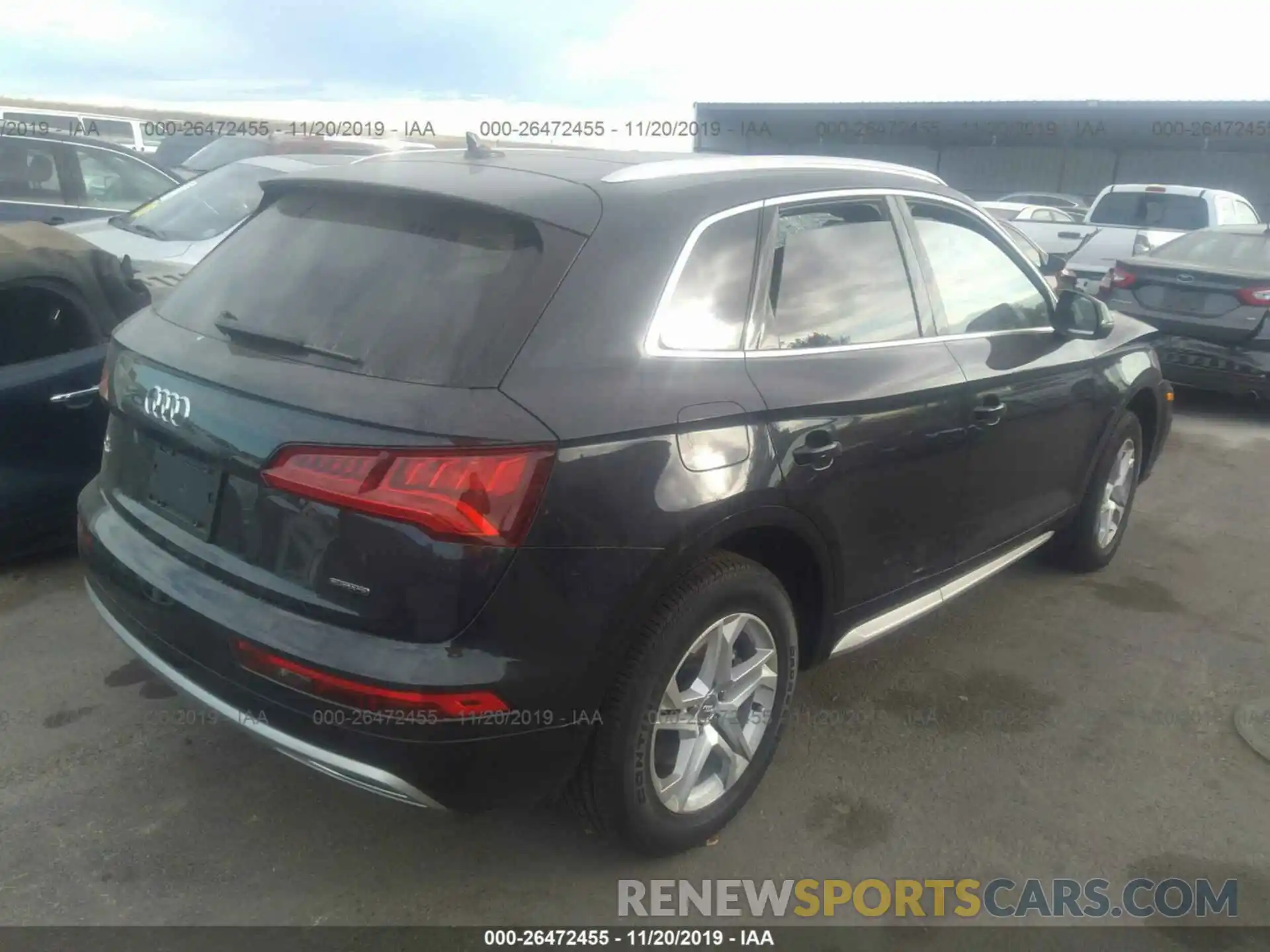 4 Фотография поврежденного автомобиля WA1ANAFY8K2095711 AUDI Q5 2019