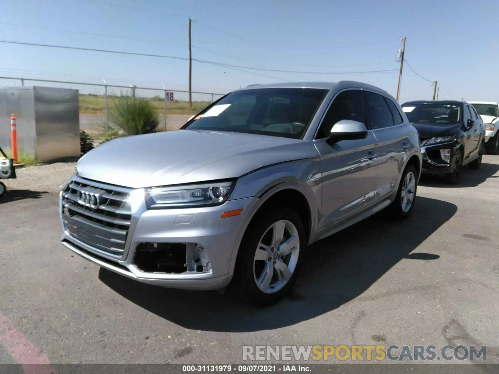 2 Photograph of a damaged car WA1ANAFY8K2097927 AUDI Q5 2019