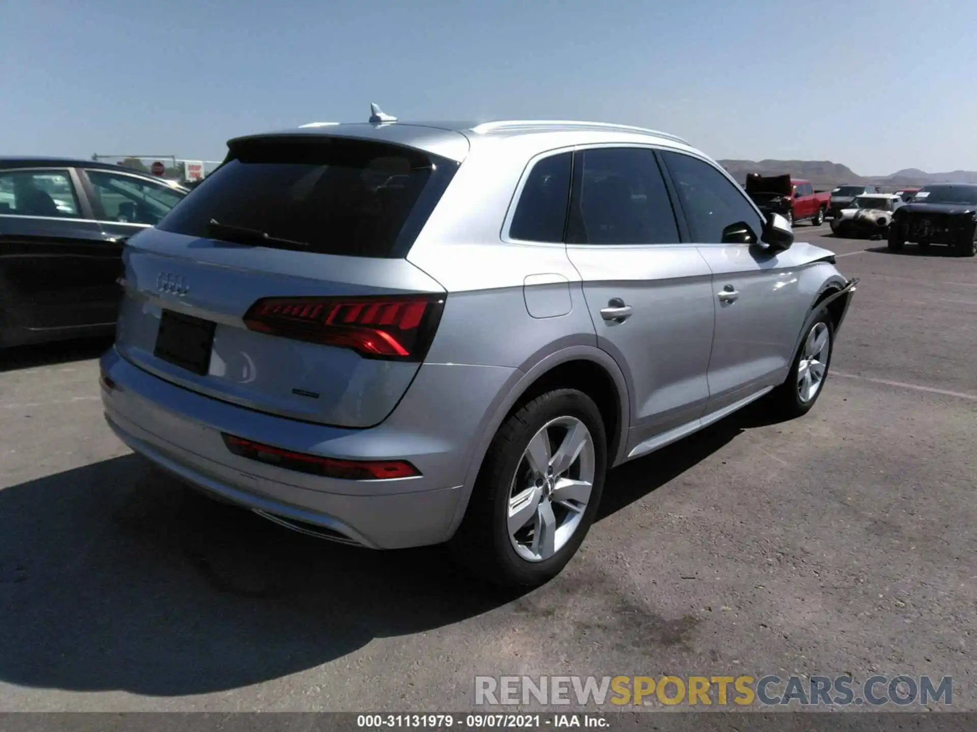 4 Photograph of a damaged car WA1ANAFY8K2097927 AUDI Q5 2019