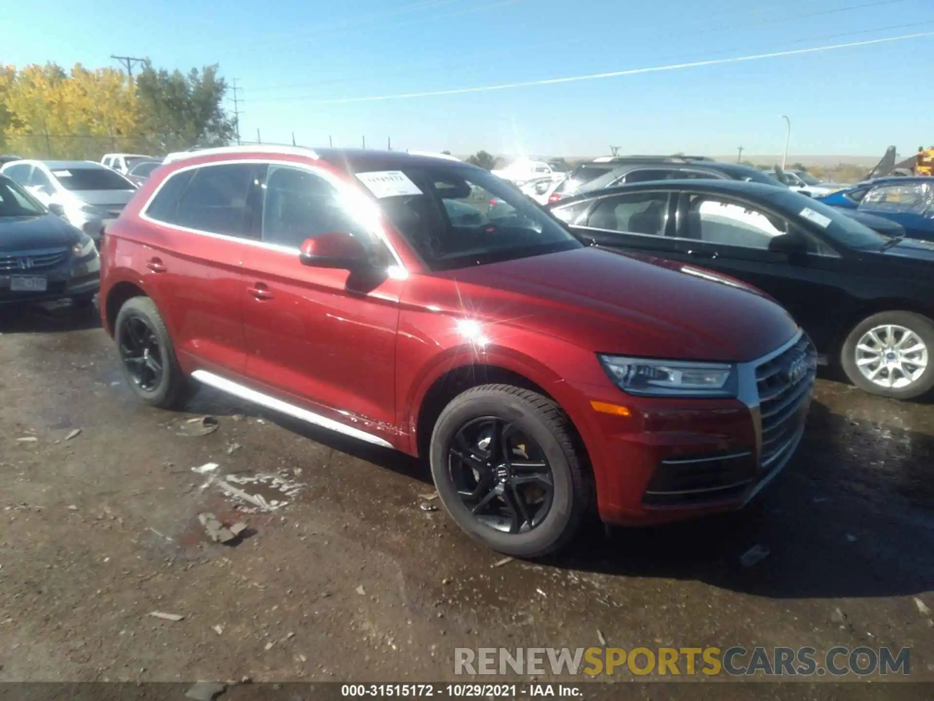 1 Фотография поврежденного автомобиля WA1ANAFY8K2107162 AUDI Q5 2019