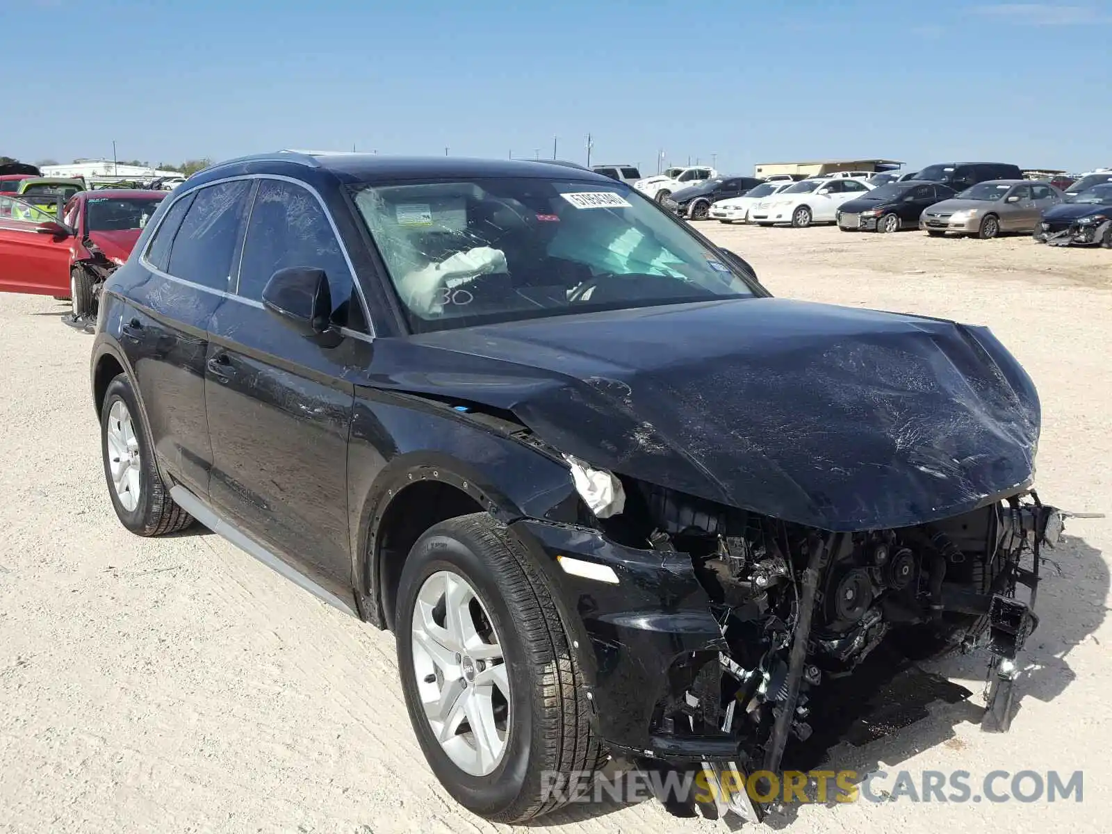 1 Photograph of a damaged car WA1ANAFY8K2108151 AUDI Q5 2019