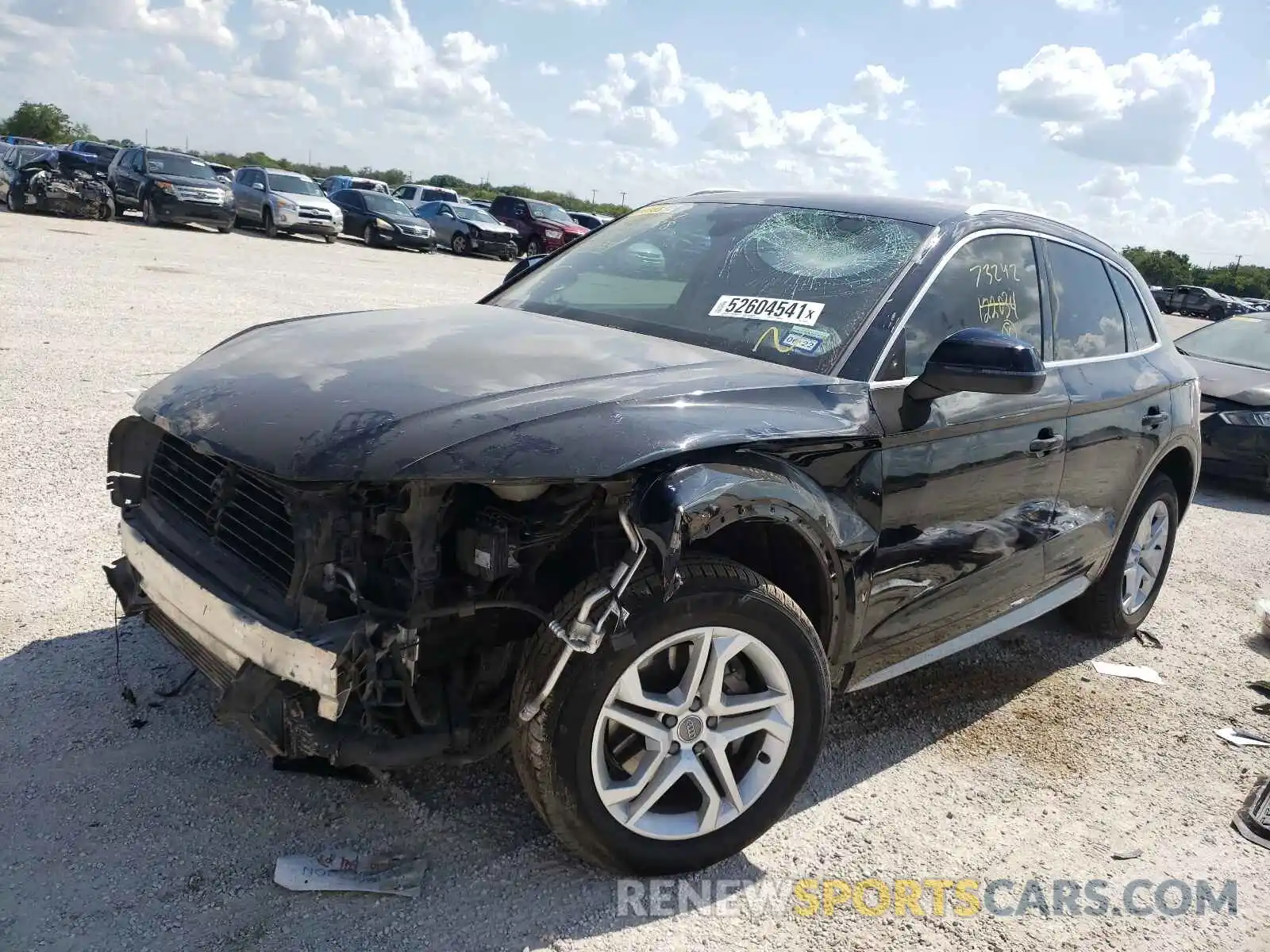 2 Photograph of a damaged car WA1ANAFY8K2122034 AUDI Q5 2019