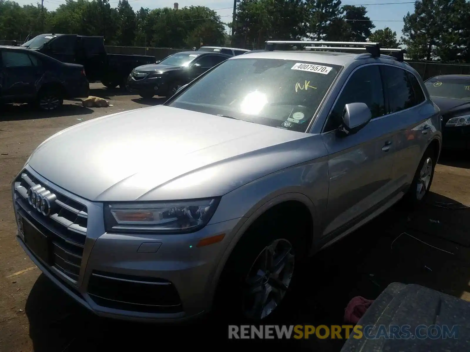 2 Photograph of a damaged car WA1ANAFY8K2127718 AUDI Q5 2019