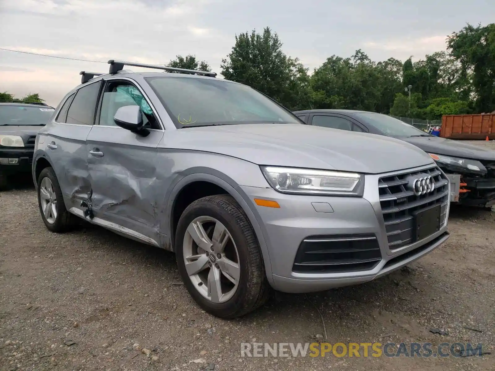 1 Photograph of a damaged car WA1ANAFY8K2142736 AUDI Q5 2019