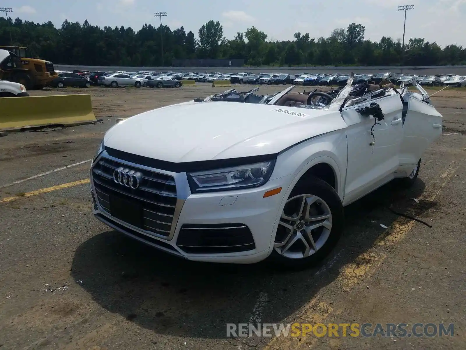 2 Photograph of a damaged car WA1ANAFY9K2047733 AUDI Q5 2019