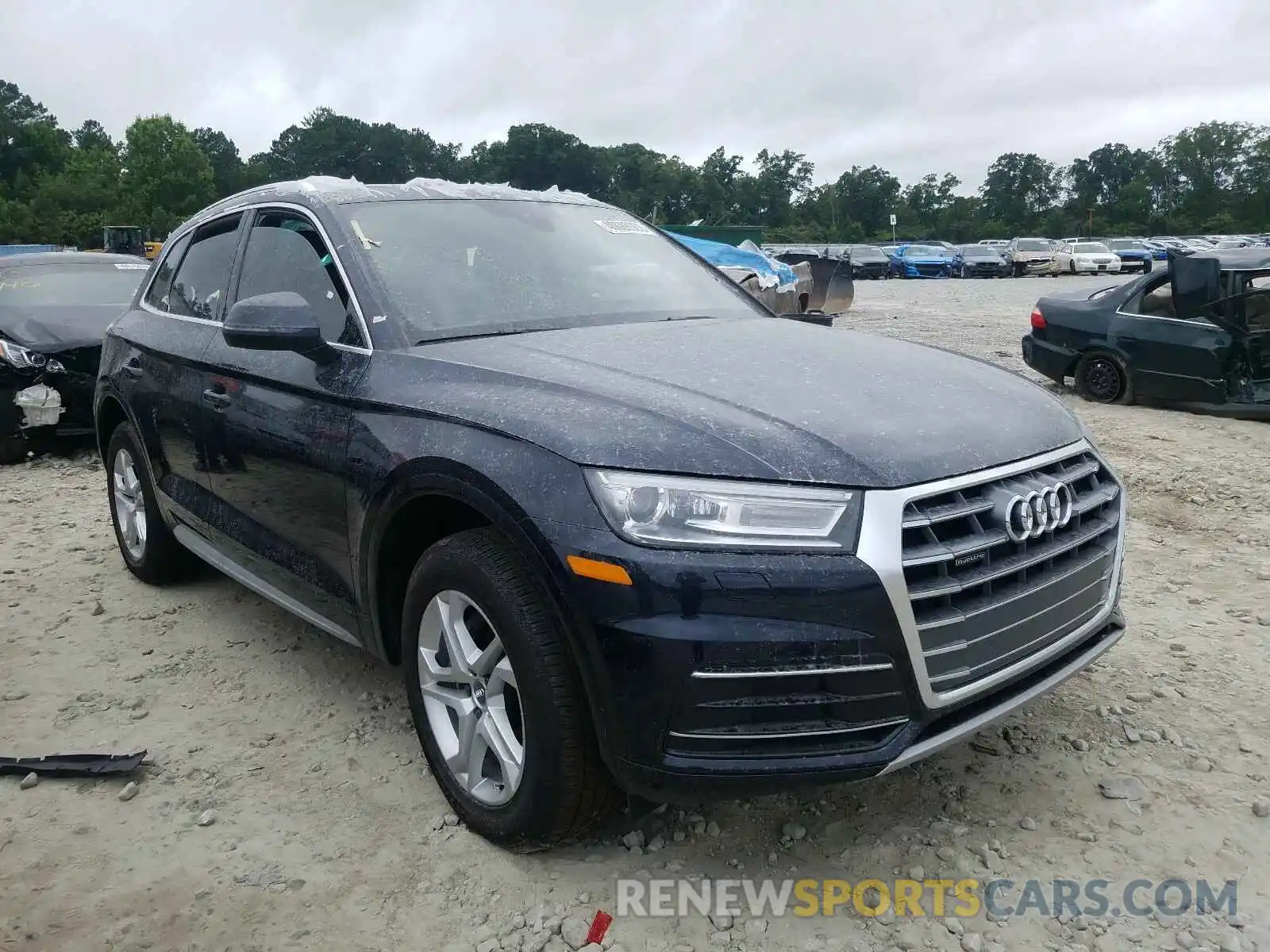 1 Photograph of a damaged car WA1ANAFY9K2054391 AUDI Q5 2019