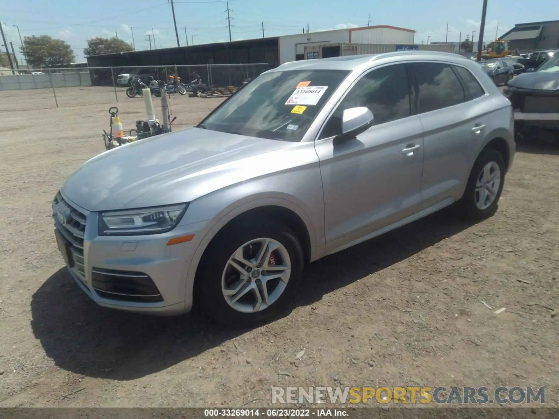 2 Фотография поврежденного автомобиля WA1ANAFY9K2071482 AUDI Q5 2019