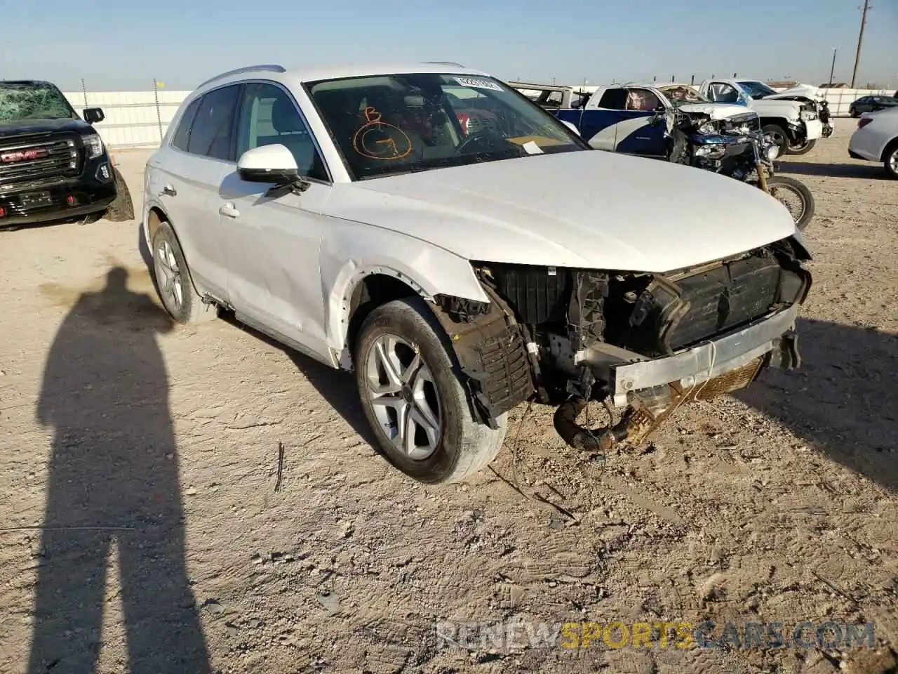 1 Photograph of a damaged car WA1ANAFY9K2071630 AUDI Q5 2019