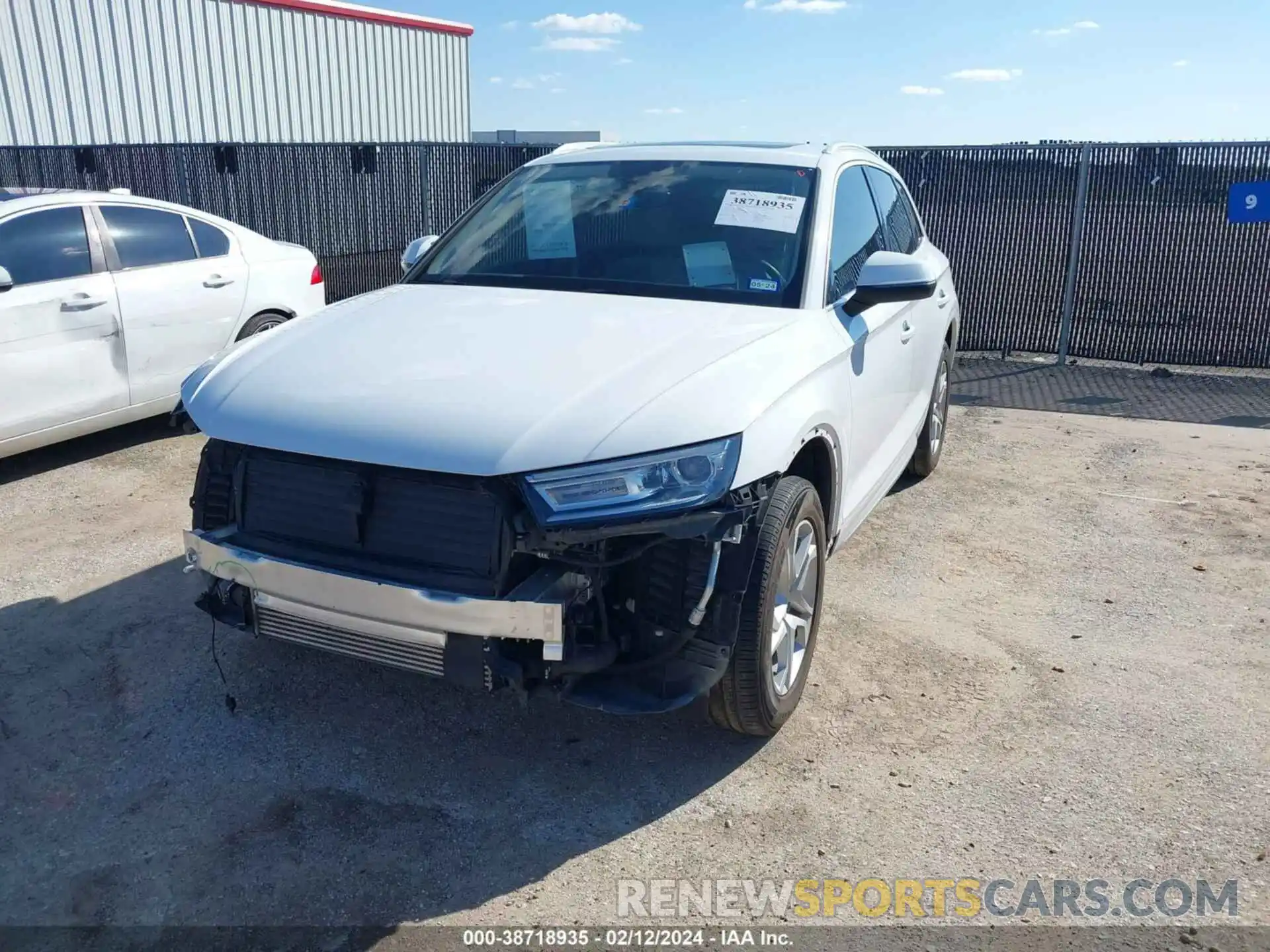 2 Photograph of a damaged car WA1ANAFY9K2096687 AUDI Q5 2019