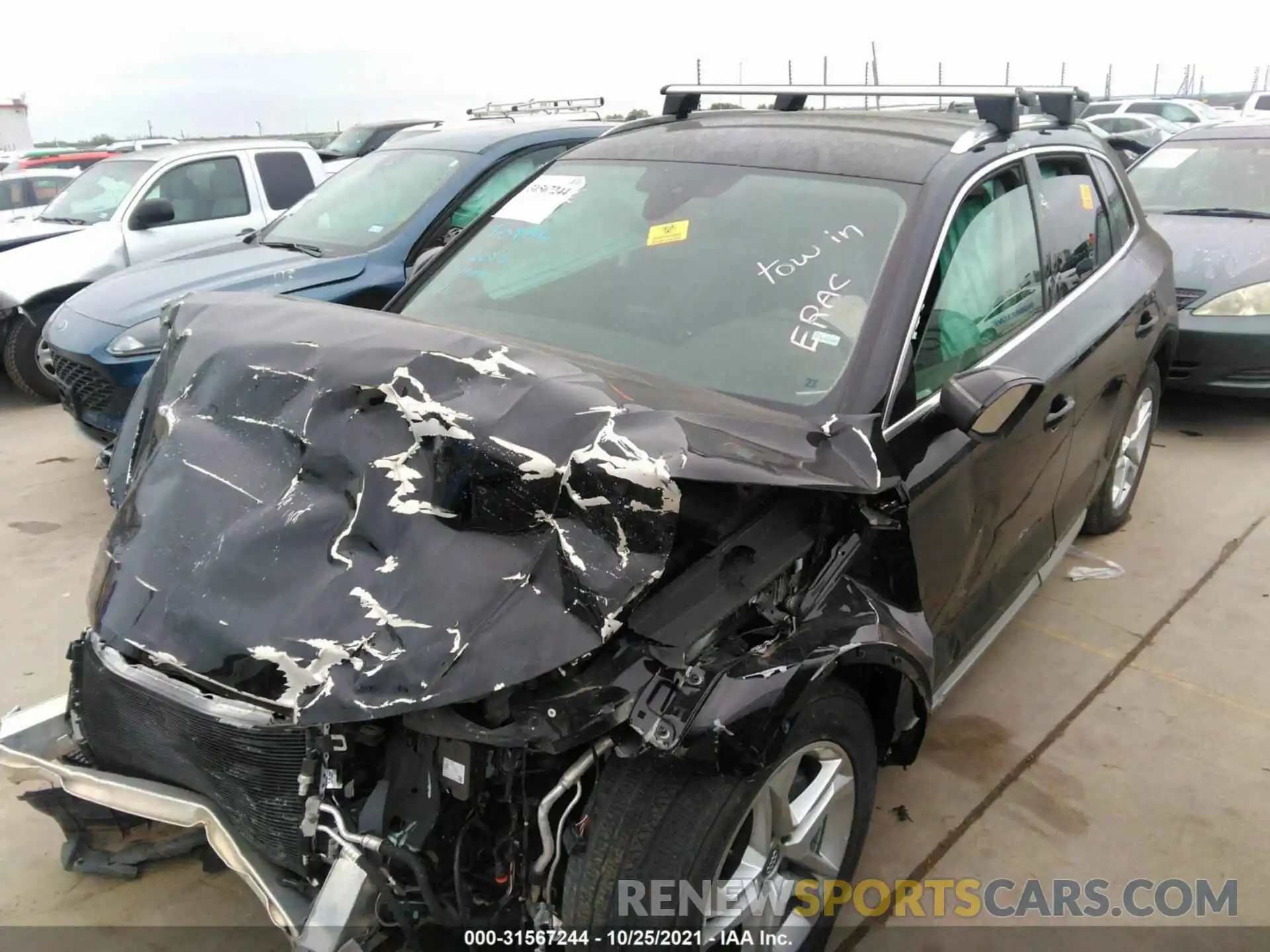 2 Photograph of a damaged car WA1ANAFY9K2121958 AUDI Q5 2019