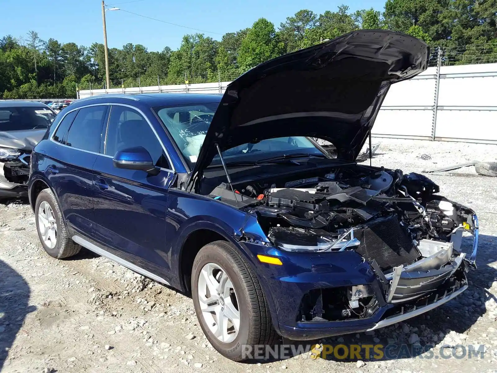 1 Photograph of a damaged car WA1ANAFY9K2134015 AUDI Q5 2019