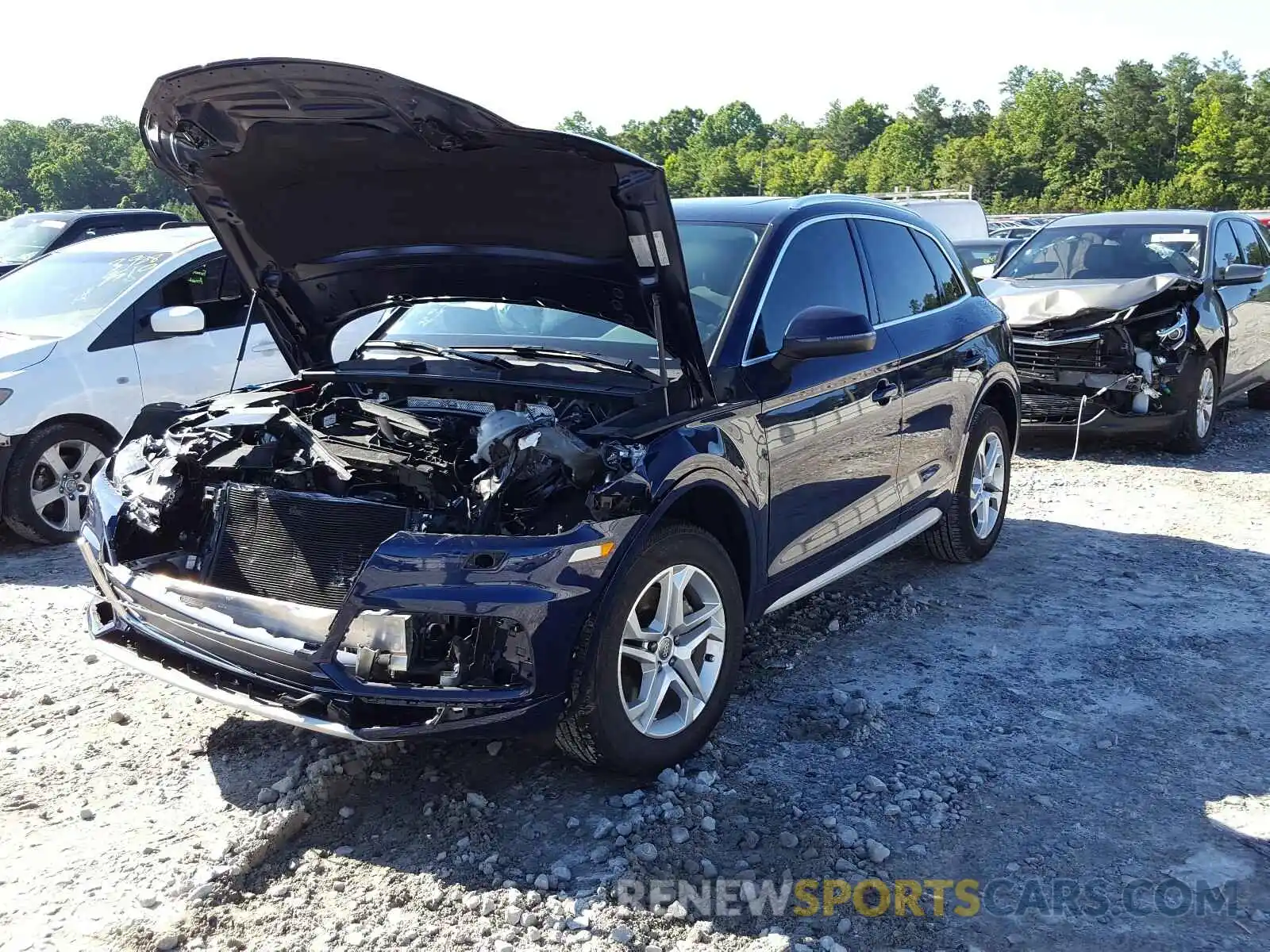 2 Photograph of a damaged car WA1ANAFY9K2134015 AUDI Q5 2019